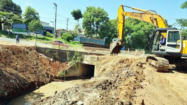 Hortolândia começa obra de canalização do Córrego Jacuba, na Vila Real, no Centro