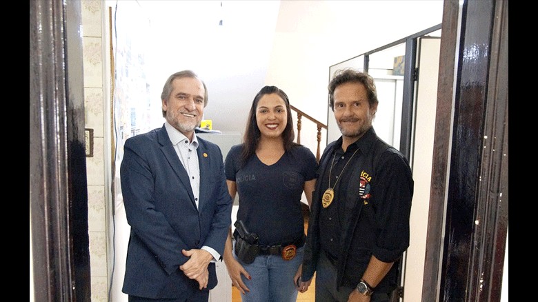 Deputado Dalben acompanha início da reforma da Delegacia de Sumaré