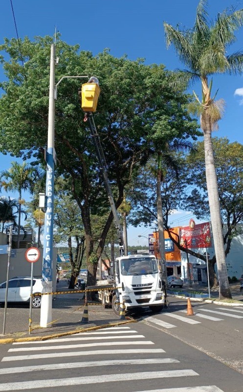 Nova Odessa troca e moderniza câmera  de monitoramento da Guarda Civil Municipal