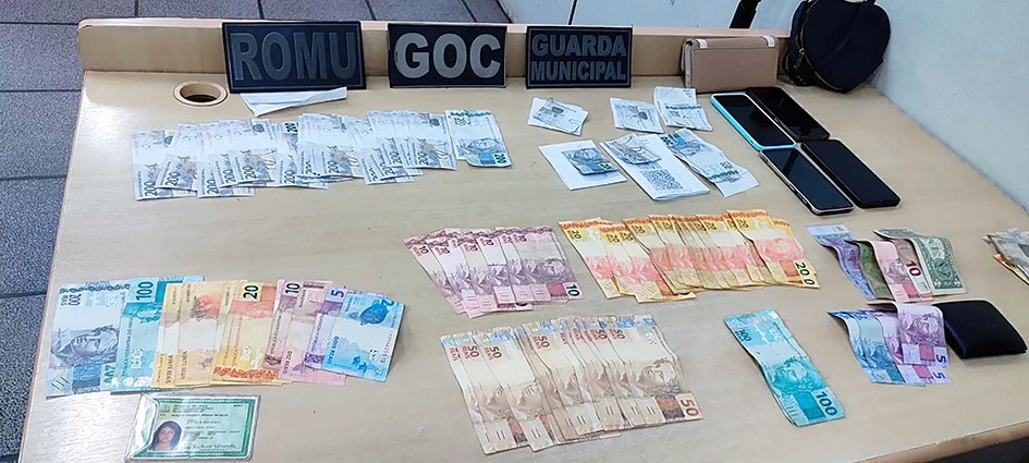 GM de Paulínia apreende R$ 5,2 mil em notas falsas e detém três suspeitos de golpe na cidade