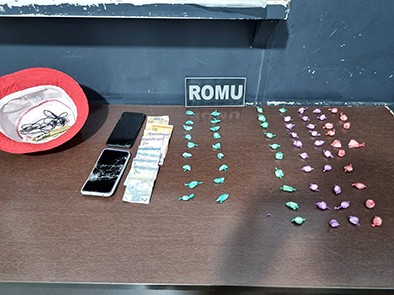 Romu prende dupla por tráfico de drogas em Hortolândia