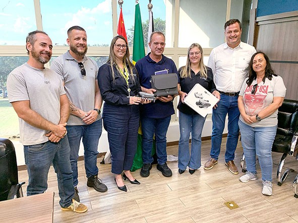 Ambipar faz doação de drone e apoia fiscalização ambiental em Nova Odessa