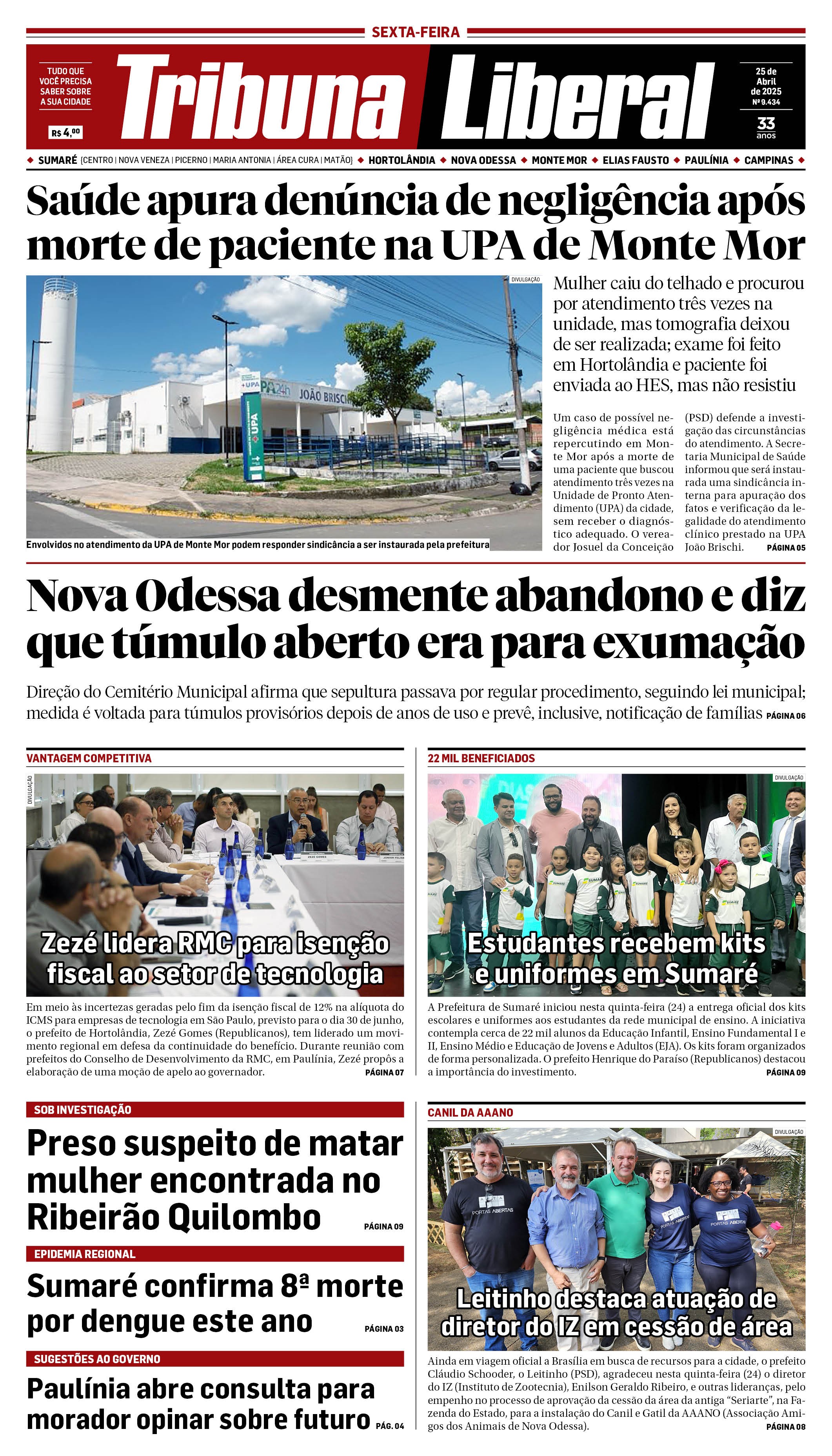 Edição de Sexta-Feira - 25-04-2025