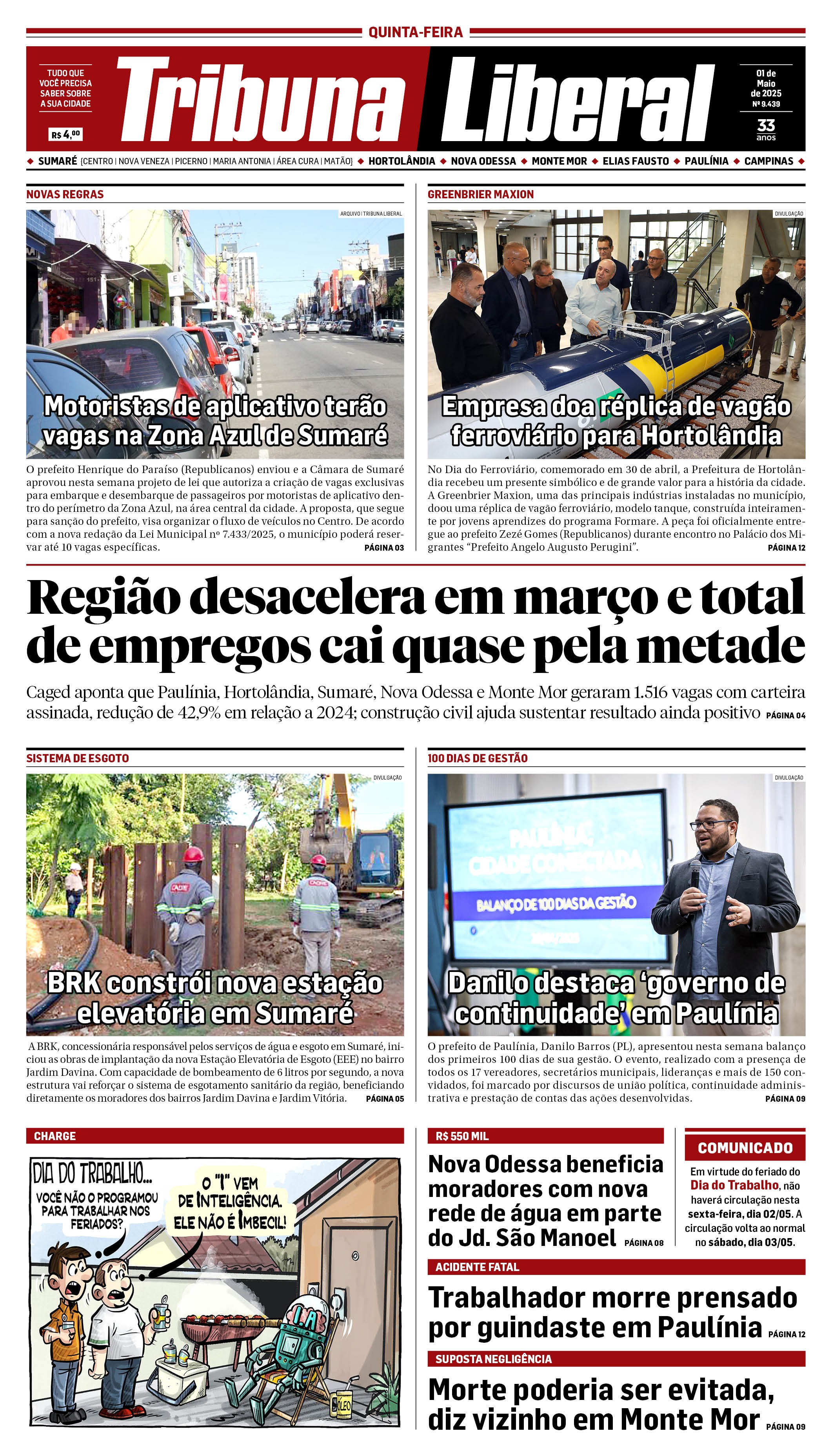 Edição de Quinta-Feira - 01-05-2025