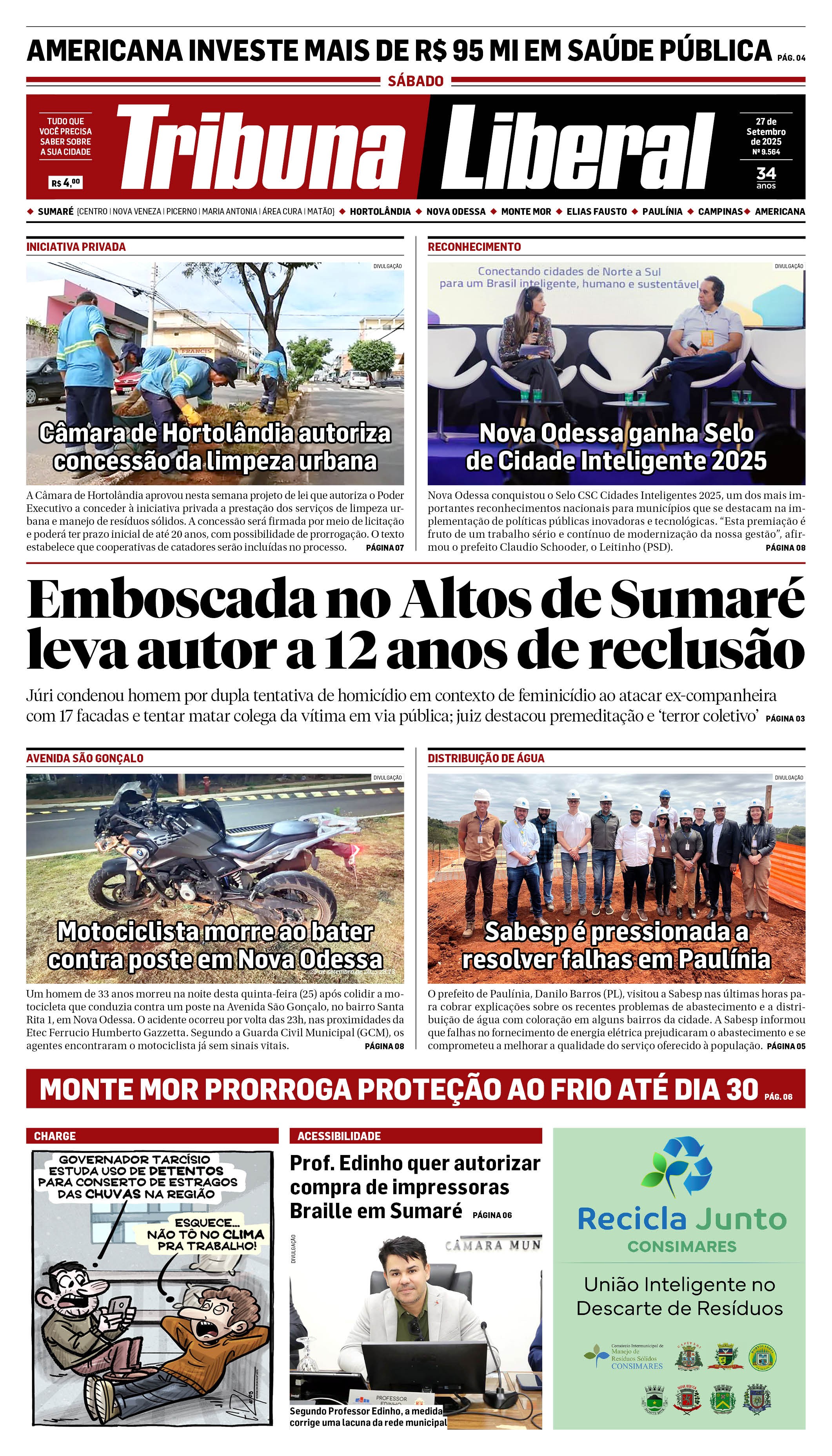 Edição de Sábado - 27-09-2025