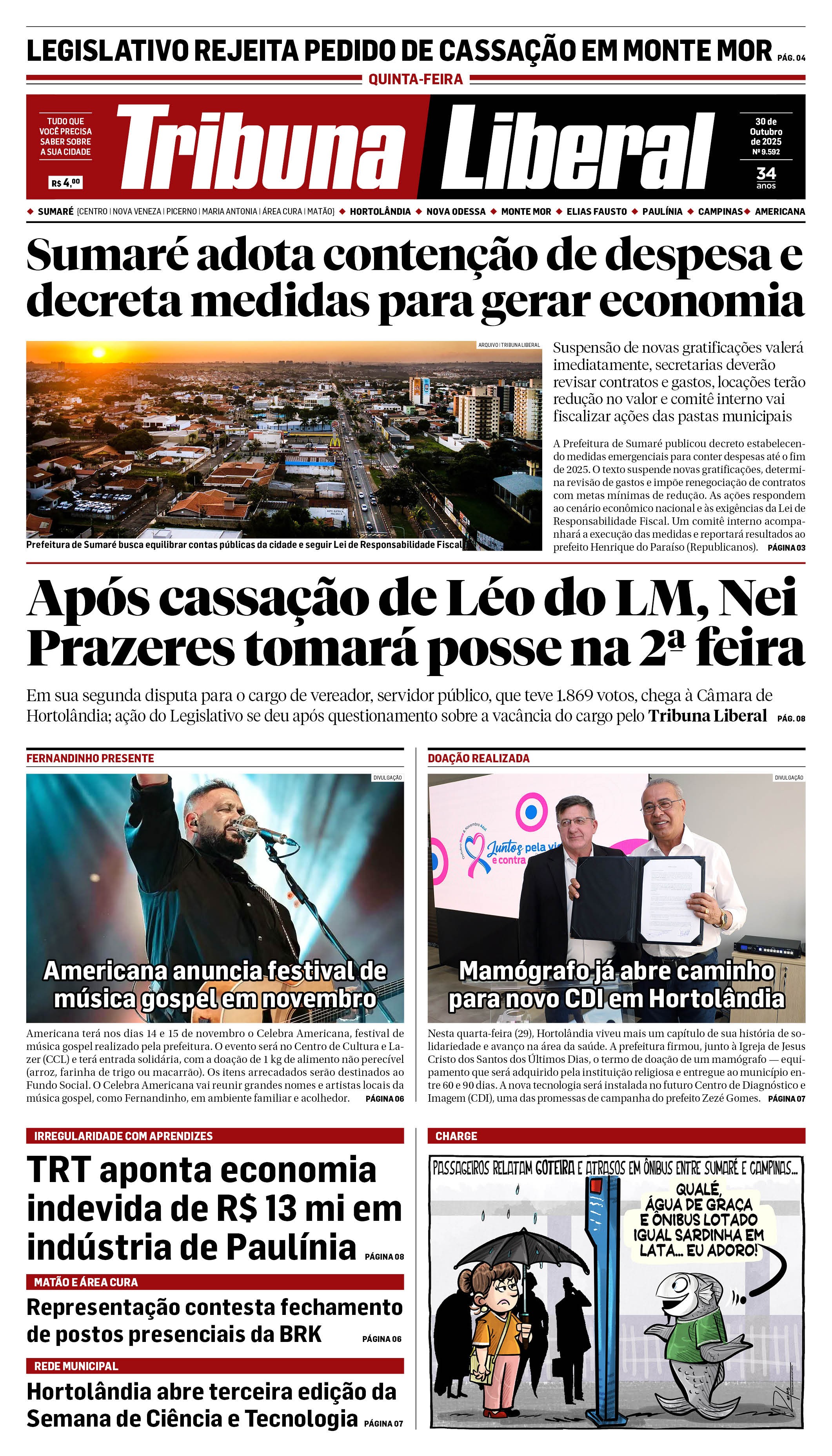 Edição de Quinta-Feira - 30-10-2025