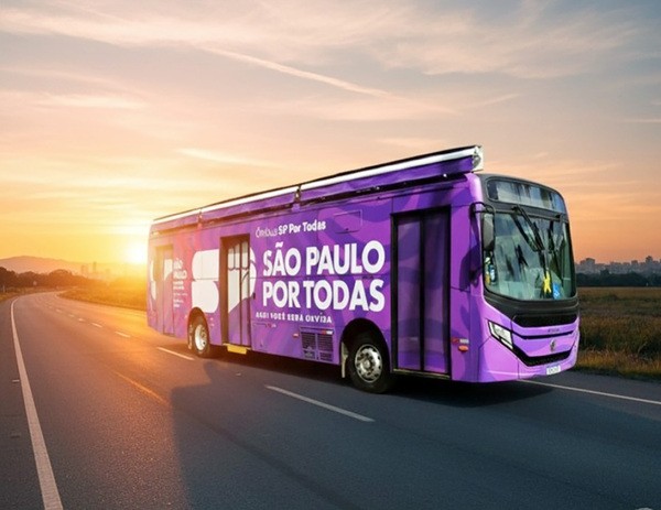 Sumaré recebe Ônibus SP por Todas voltado à proteção das mulheres