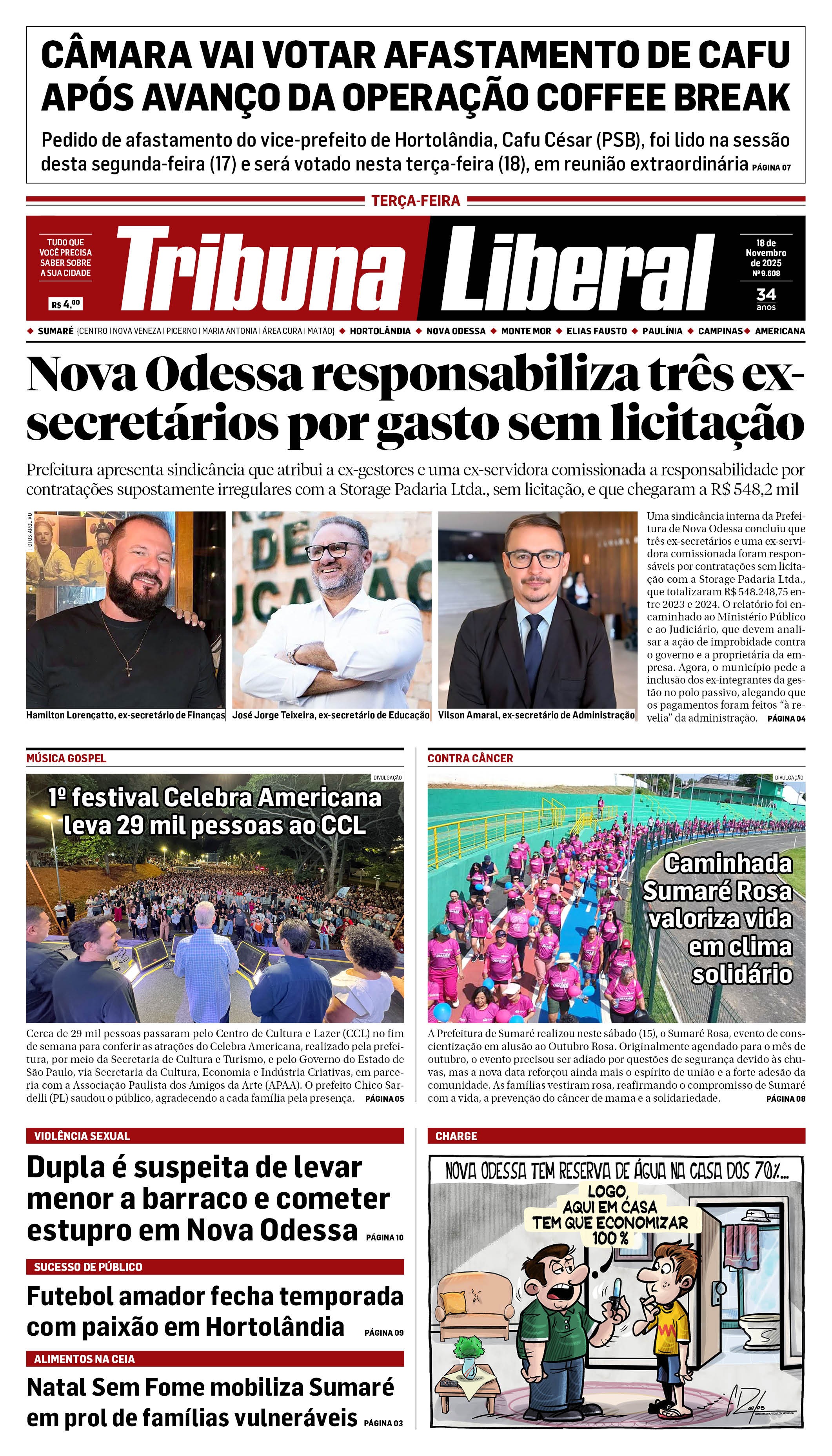 Edição de Terça-Feira - 18-11-2025