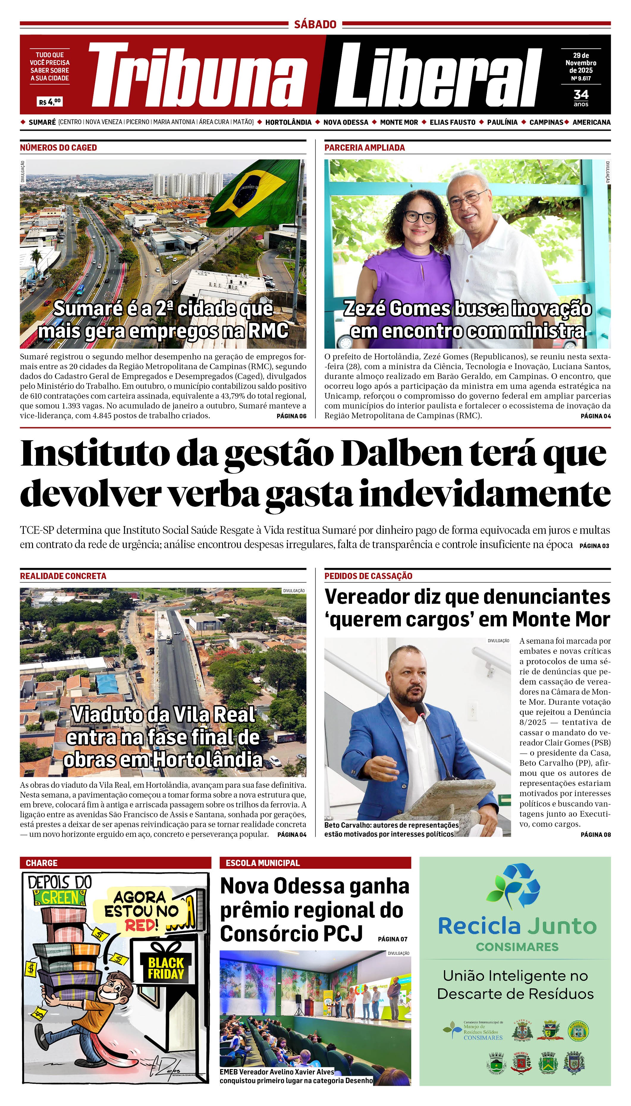 Edição de Sábado - 29-11-2025