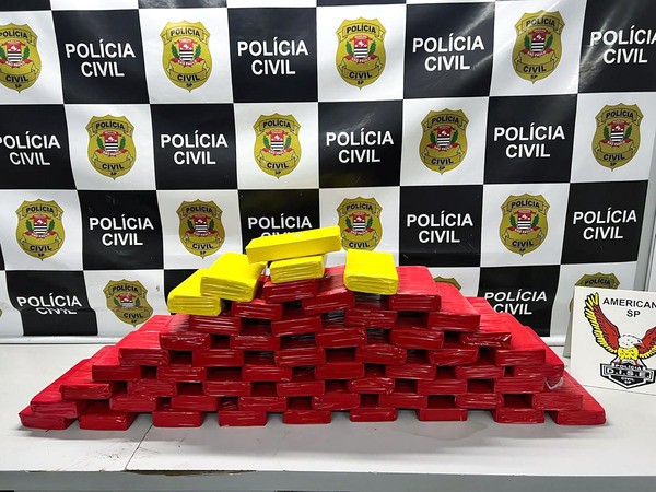 Dise apreende 56,8 kg de cocaína que é avaliada em R$ 1,7 mi em Americana