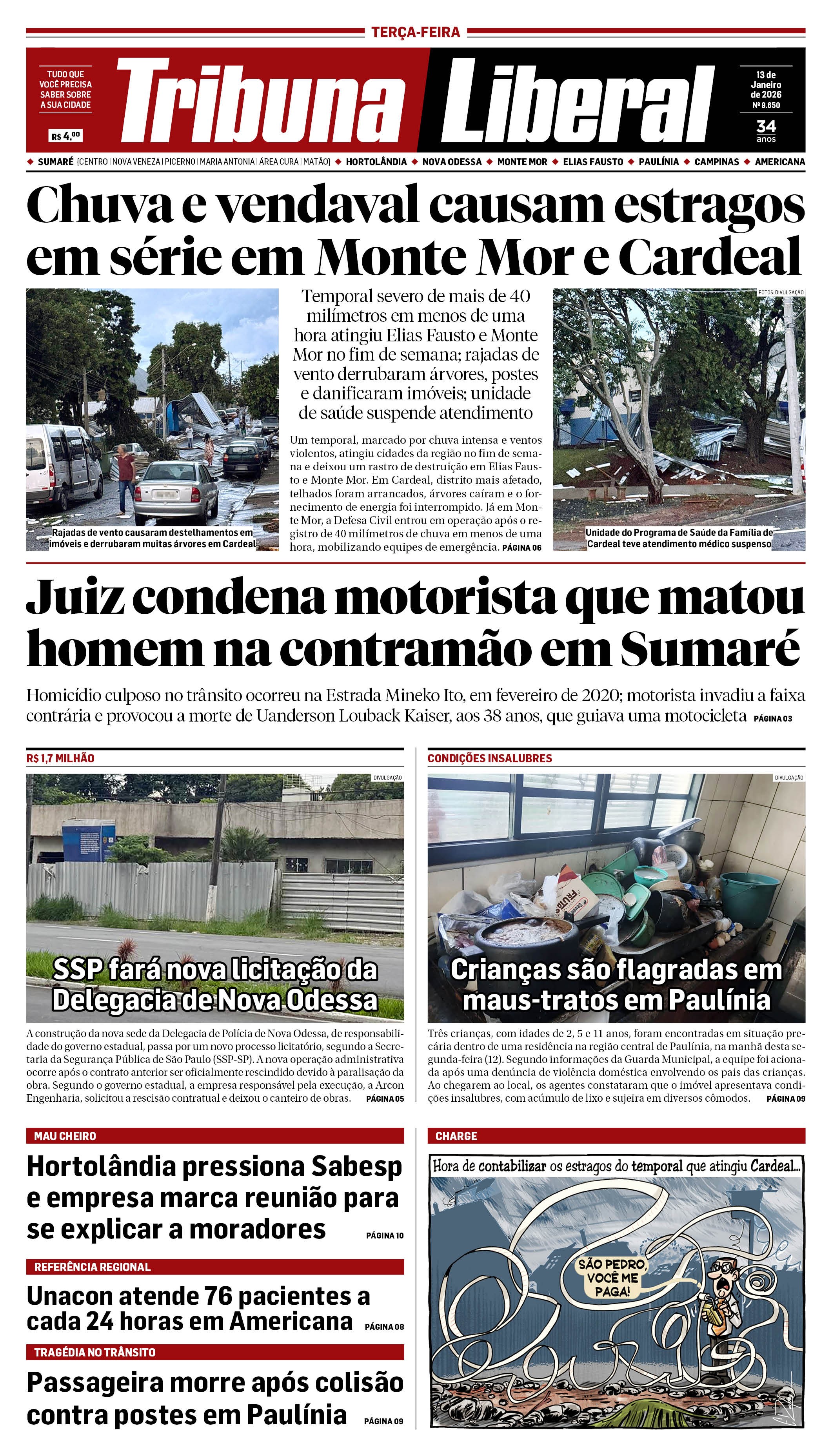 Edição de Terça-Feira - 13-01-2026