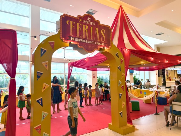 Atrações gratuitas inspiradas no mundo circense animam ParkCity