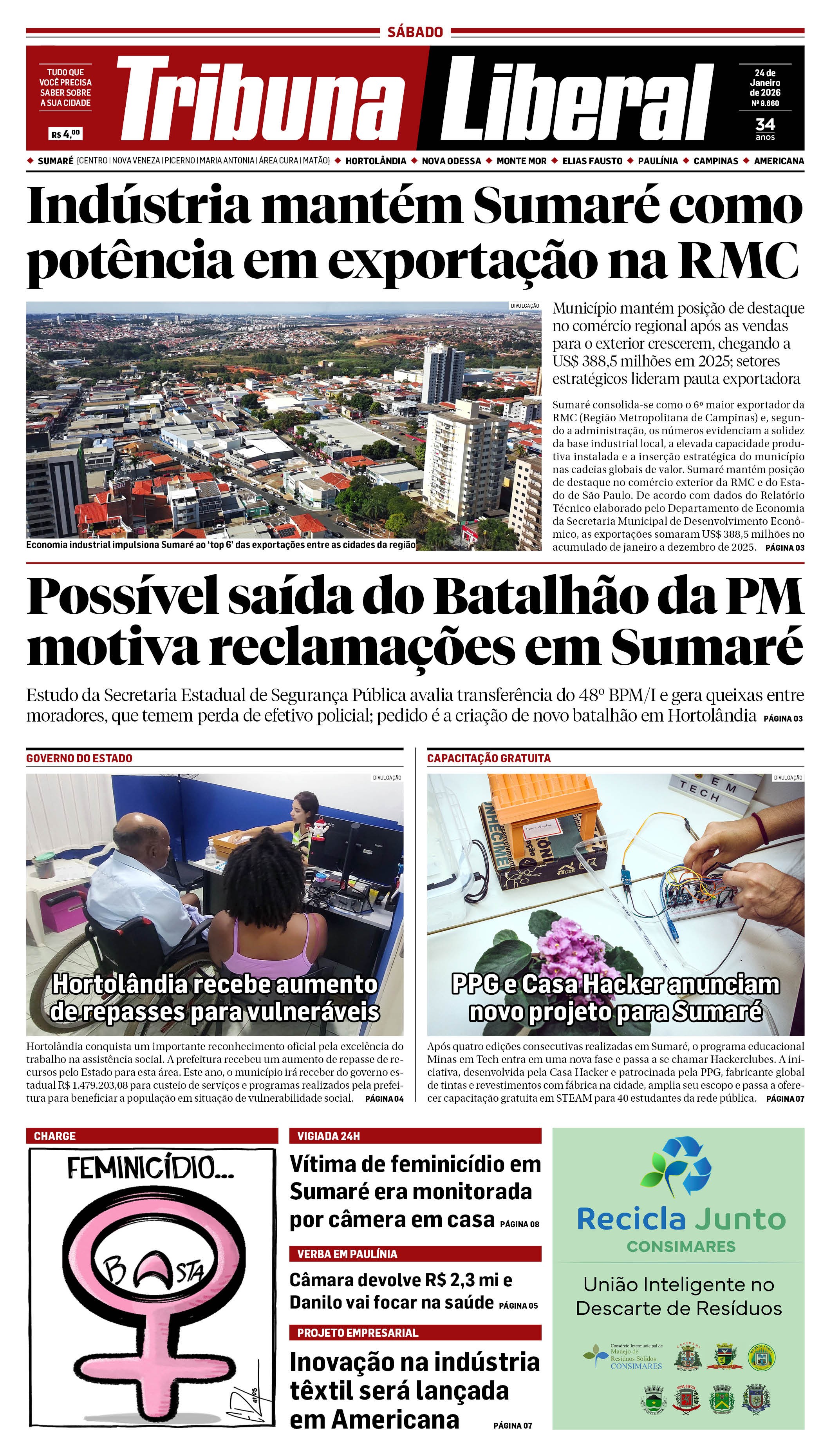 Edição de Sábado - 24-01-2026