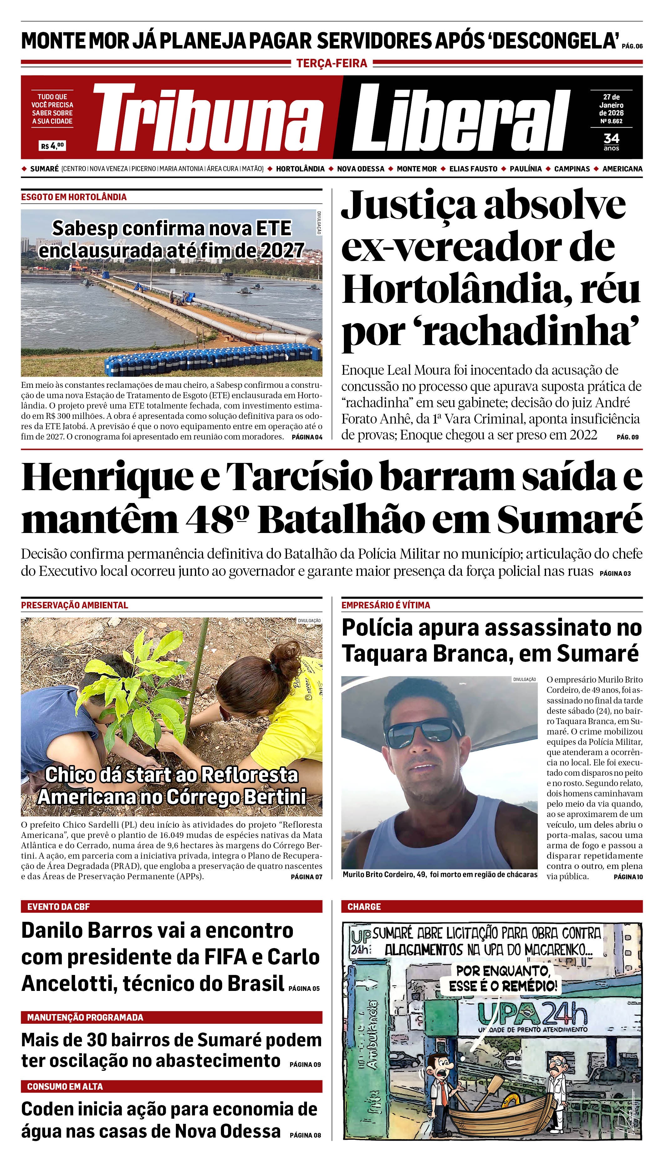 Edição de Terça-Feira - 27-01-2026