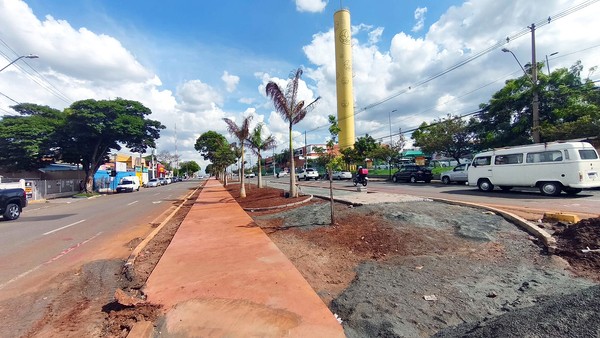 Obras de revitalização da Avenida Rebouças avançam em Sumaré