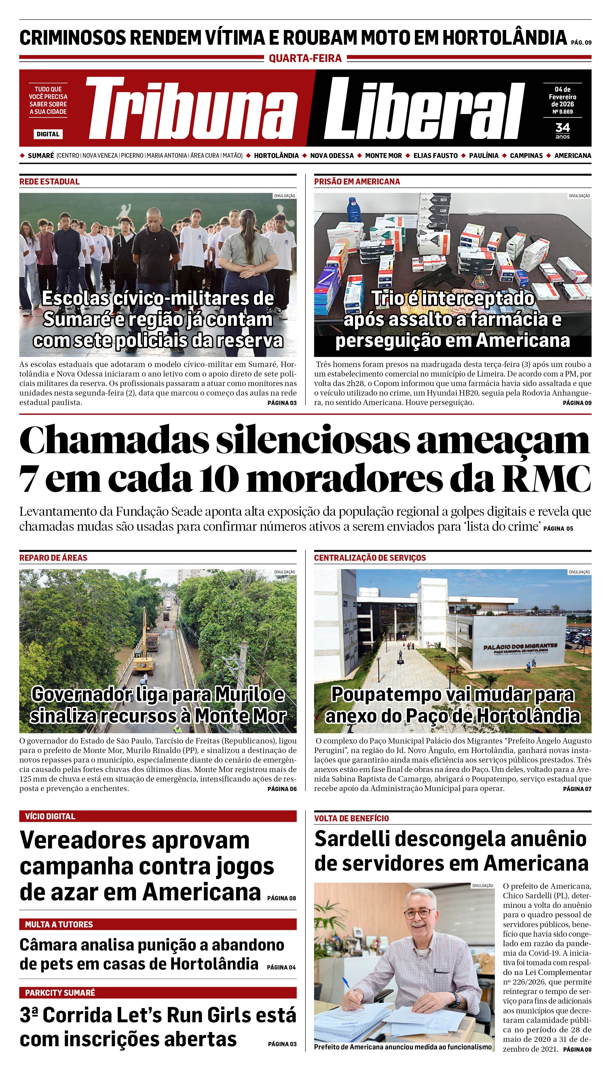 Edição de Quarta-Feira - 04-02-2026