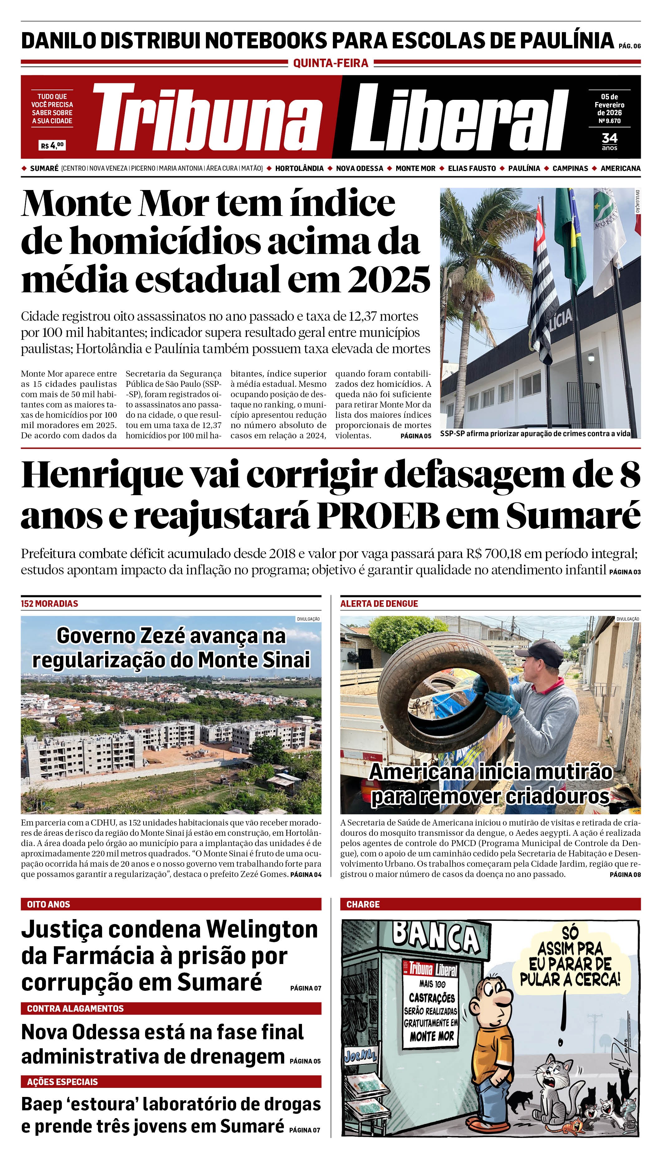 Edição de Quinta-Feira - 05-02-2026