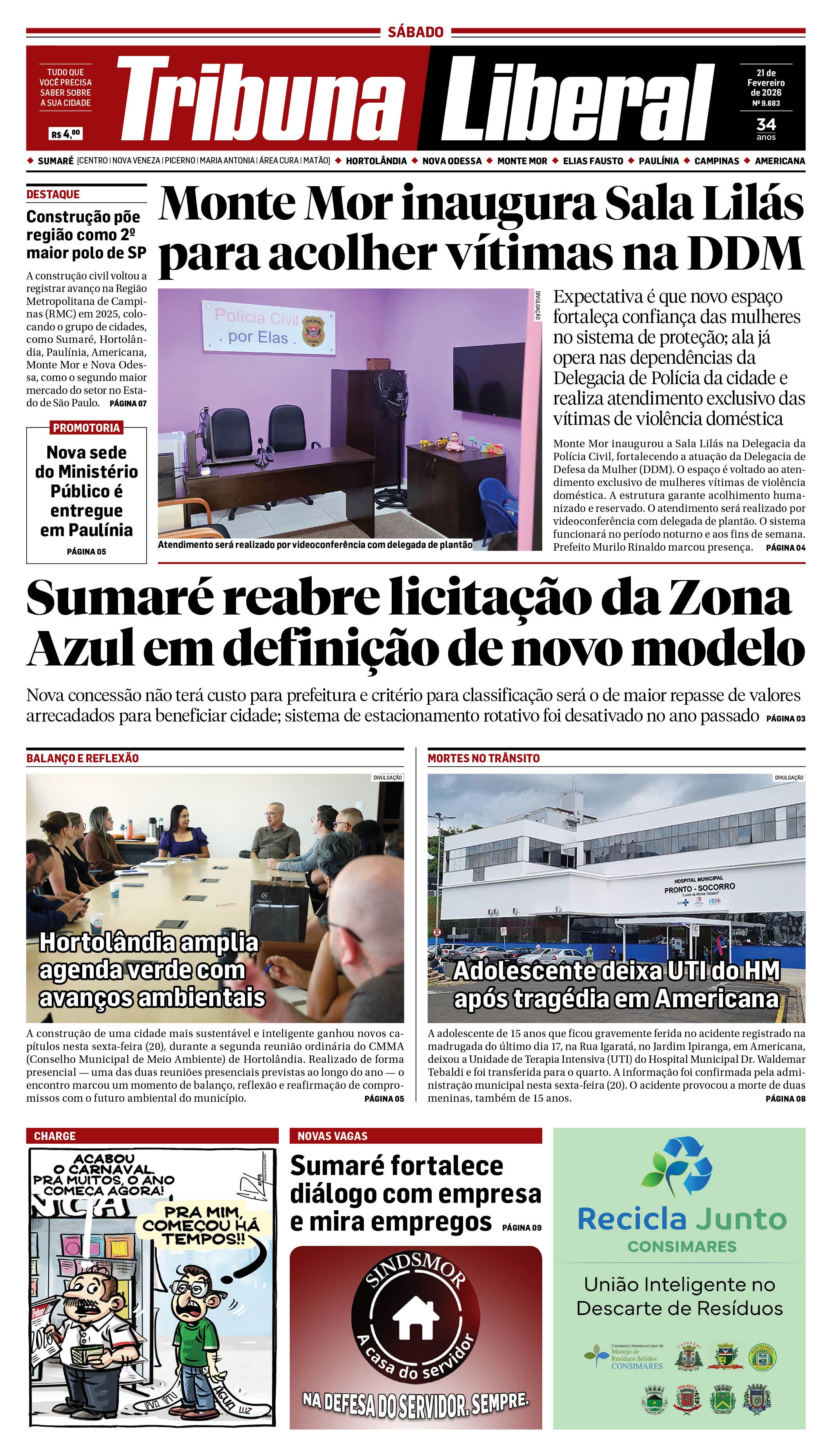 Edição de Sábado - 21-02-2026