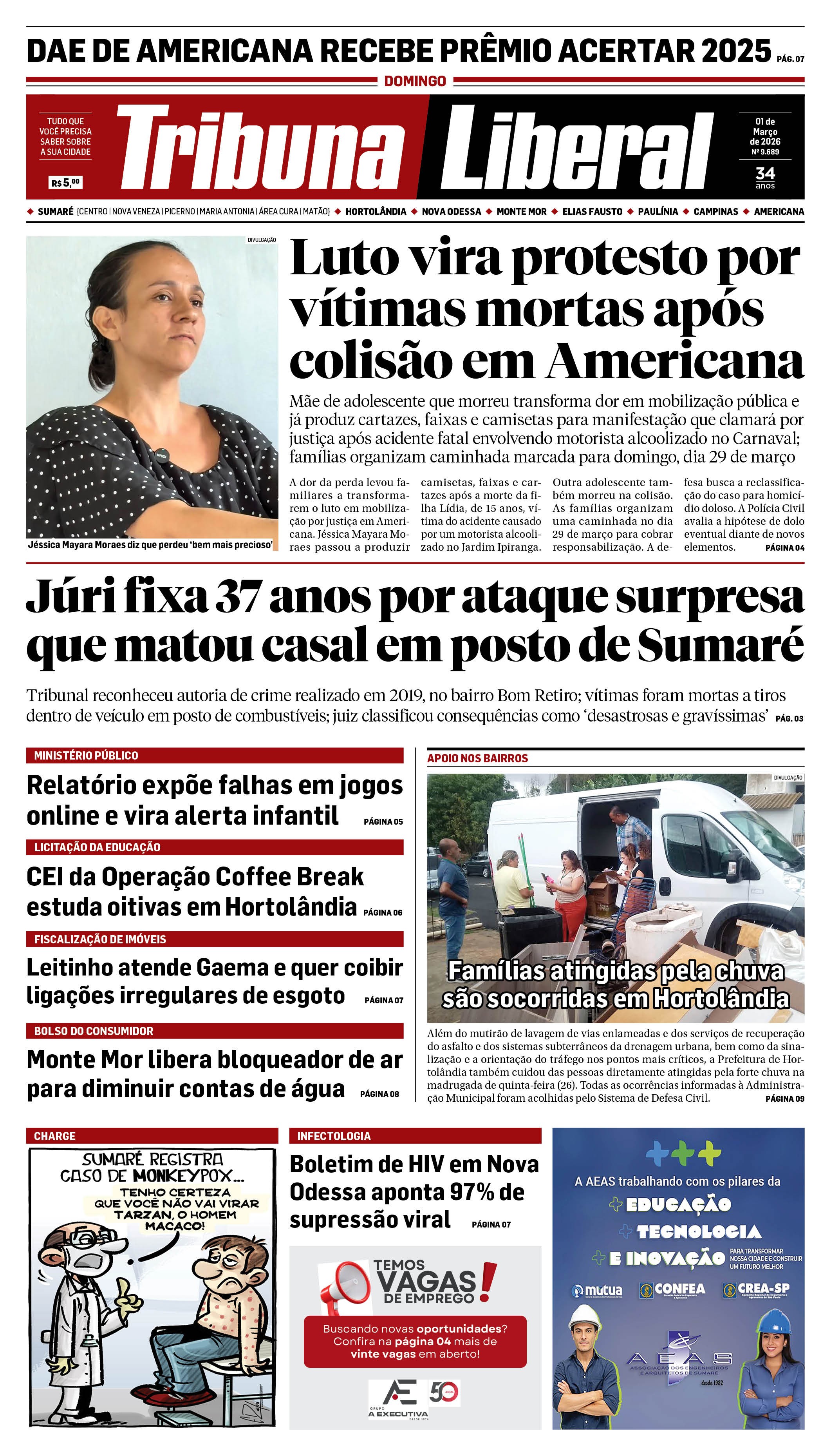 Edição de Domingo - 01-03-2026