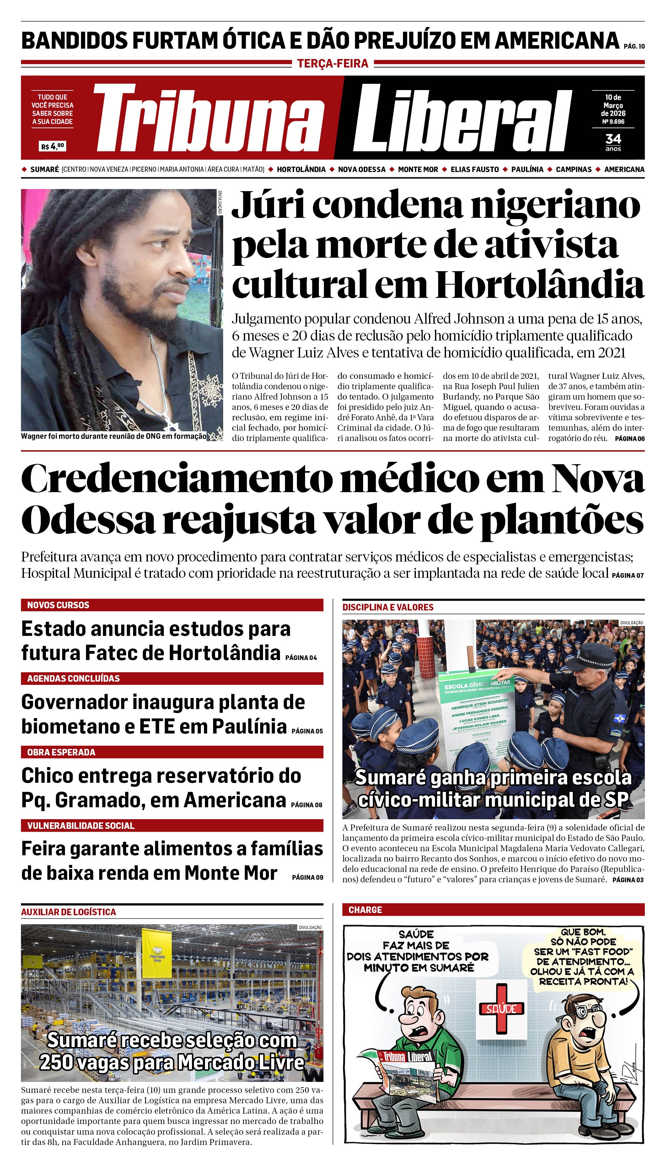 Edição de Terça-Feira - 10-03-2026