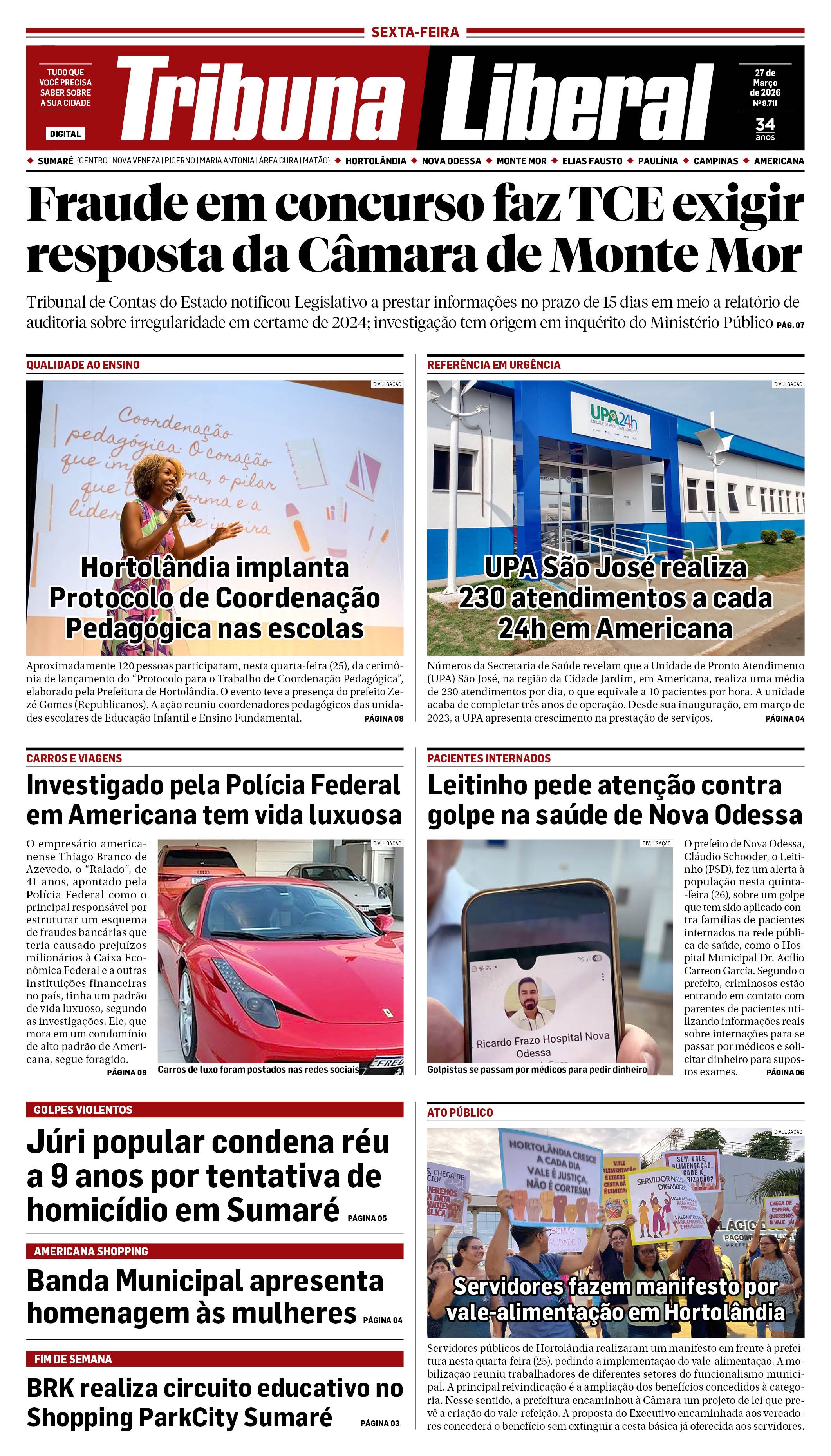 Edição de Sexta-Feira - 27-03-2026