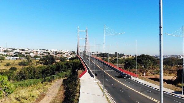 Ponte Estaiada terá trânsito interrompido até o próximo dia 10 de maio em Hortolândia