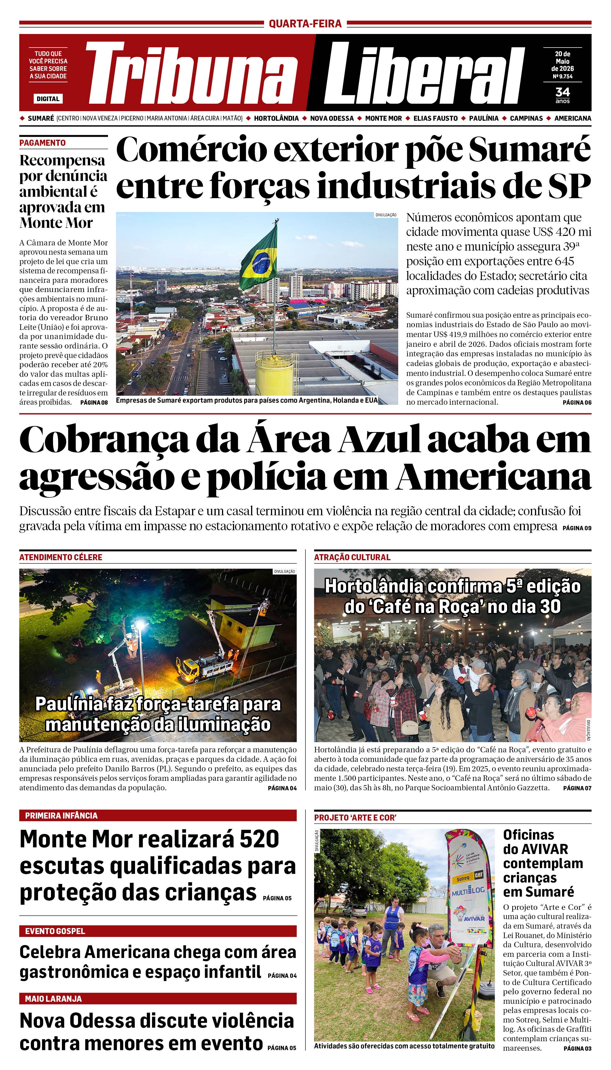 Edição de Quarta-Feira - 20-05-2026