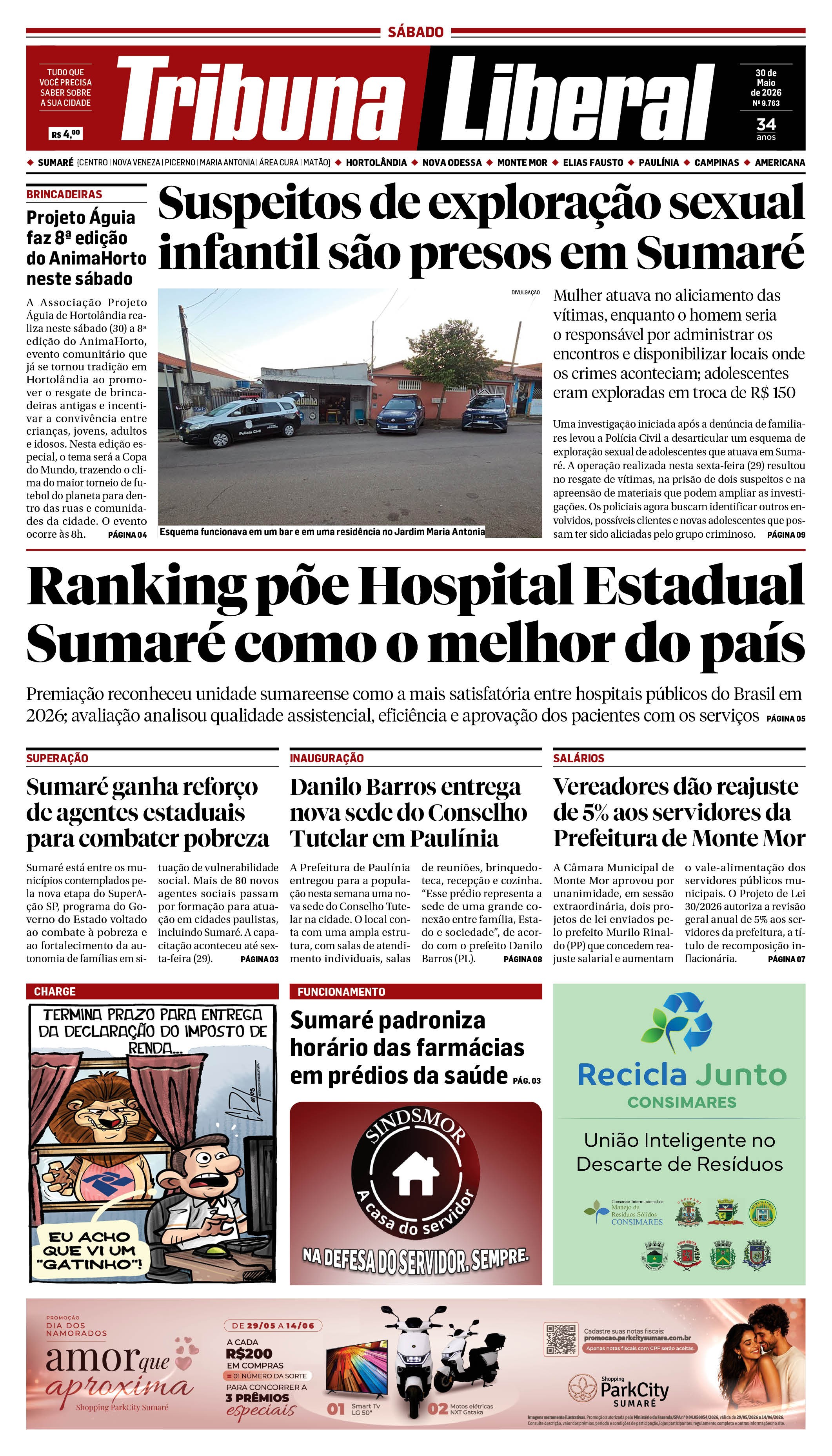 Edição de Sábado - 30-05-2026