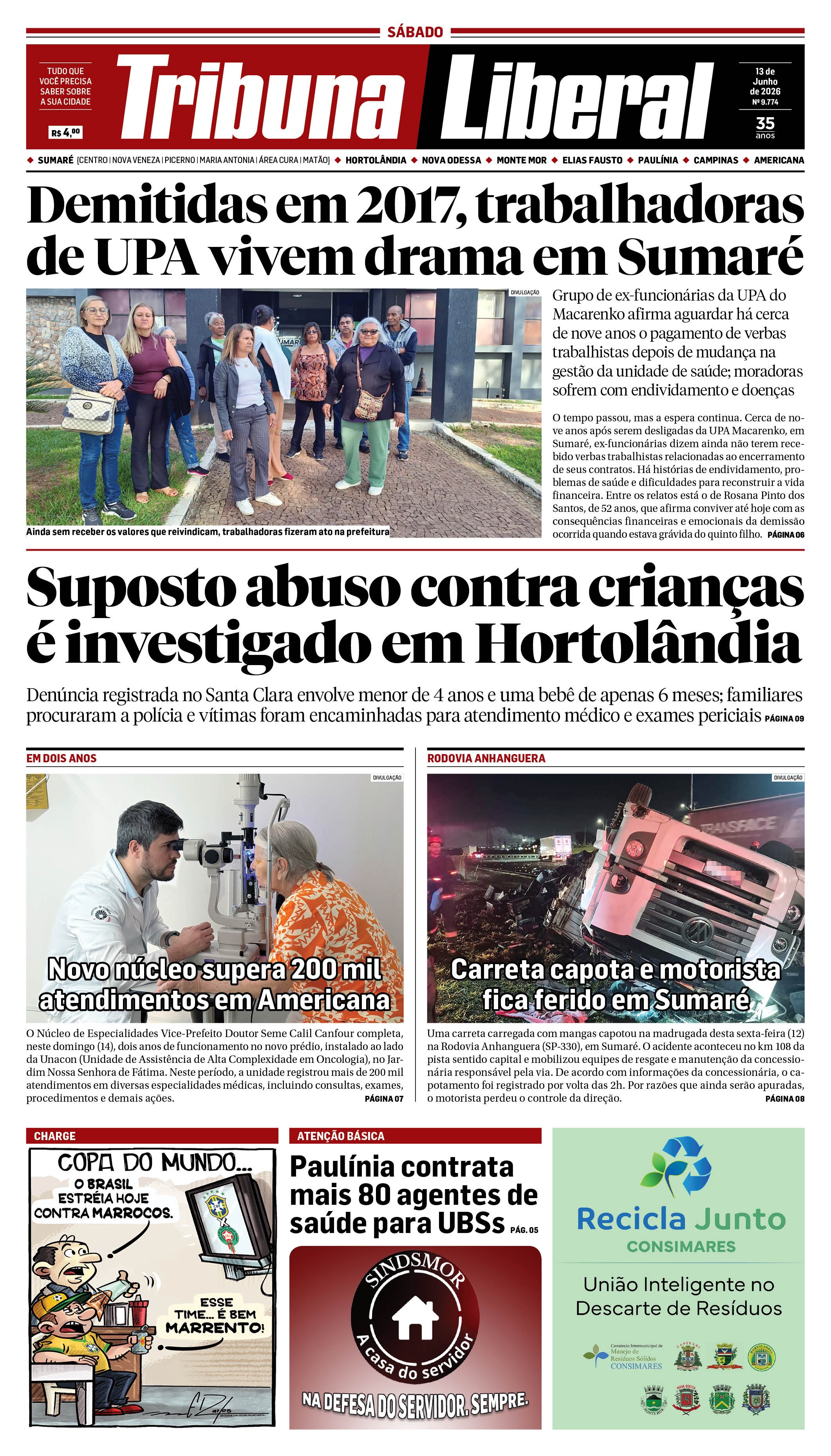 Edição de Sábado - 13-06-2026