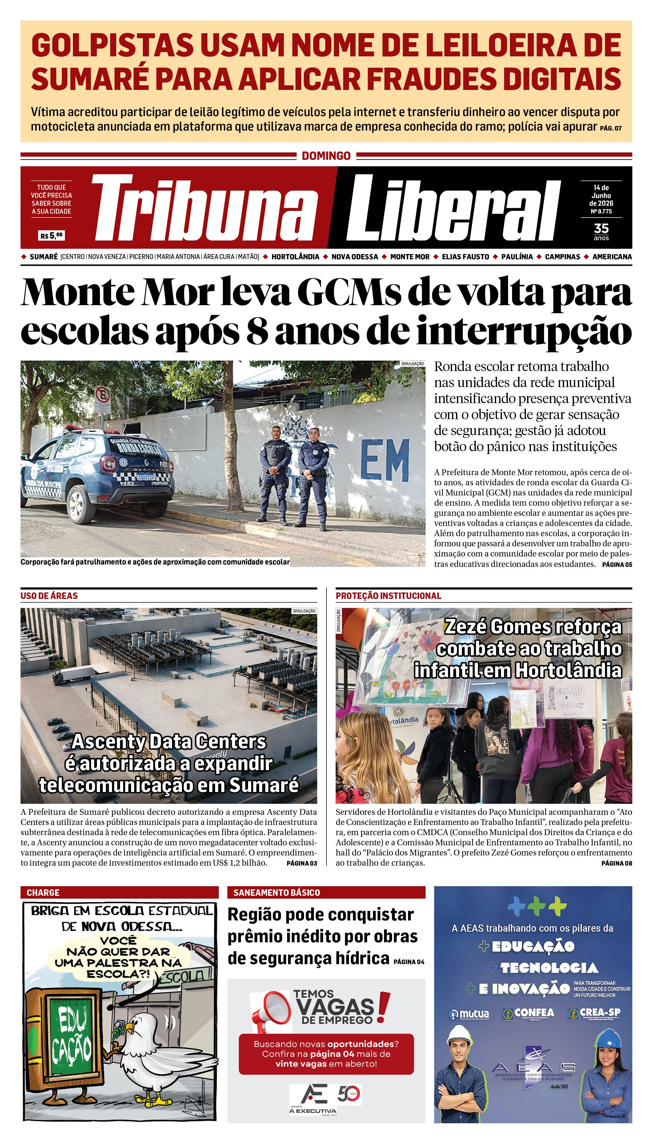 Edição de Domingo - 14-06-2026