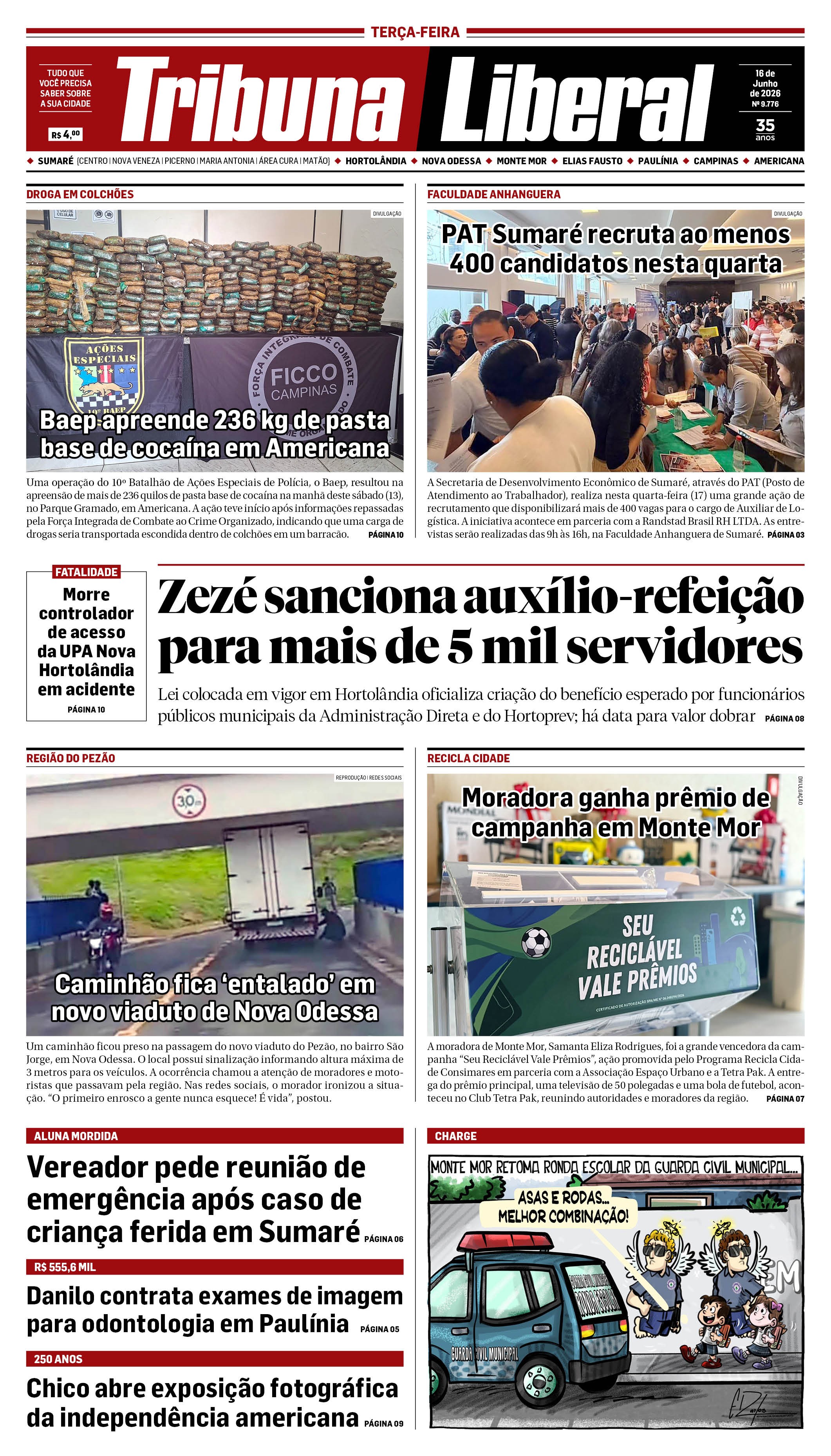 Edição de Terça-Feira - 16-06-2026