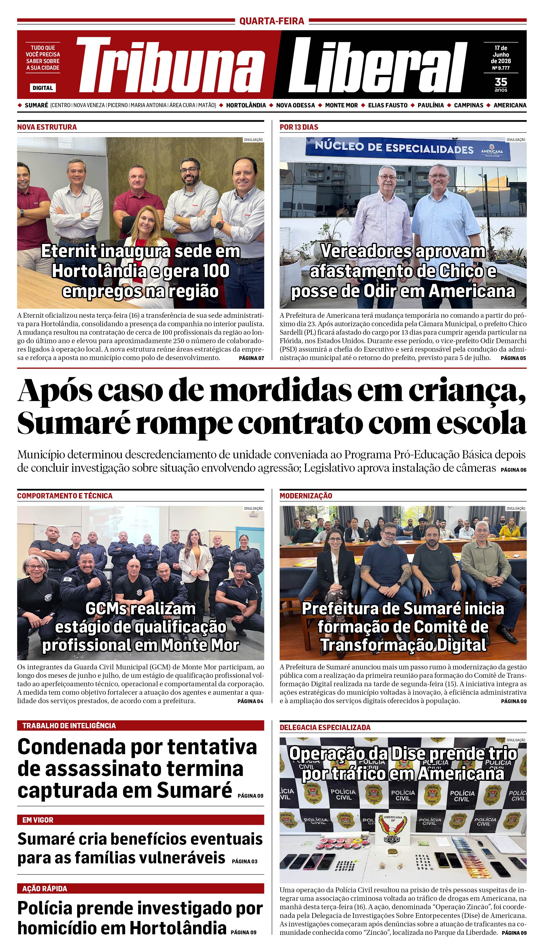 Edição de Quarta-Feira - 17-06-2026