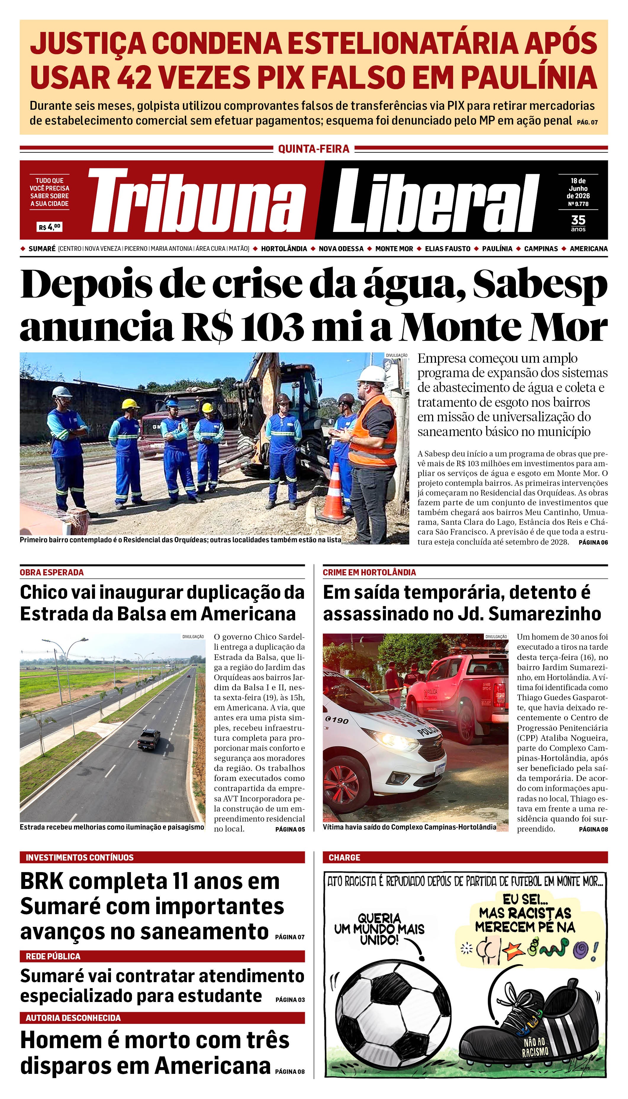 Edição de Quinta-Feira - 18-06-2026