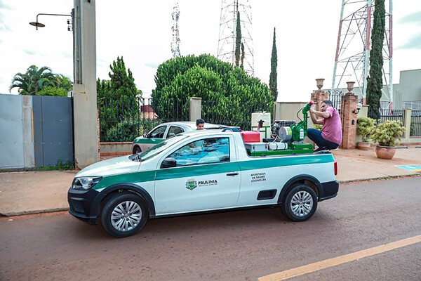 Prefeitura faz nebulização contra a dengue na região do Jardim Fortaleza e do Leonor