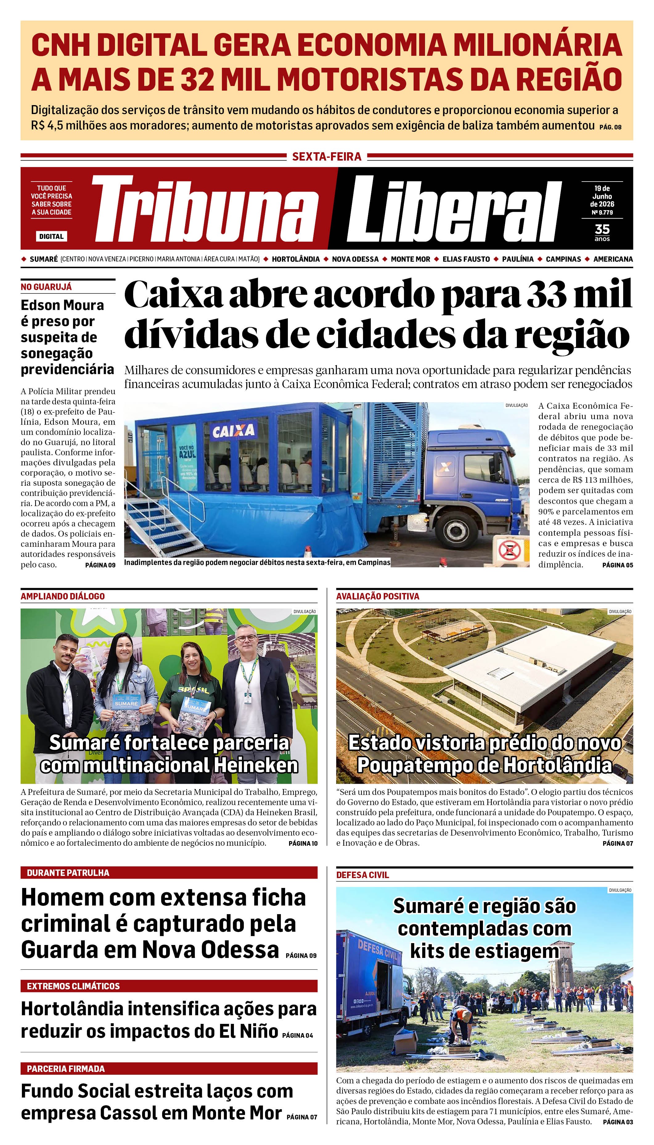Edição de Sexta-Feira - 19-06-2026