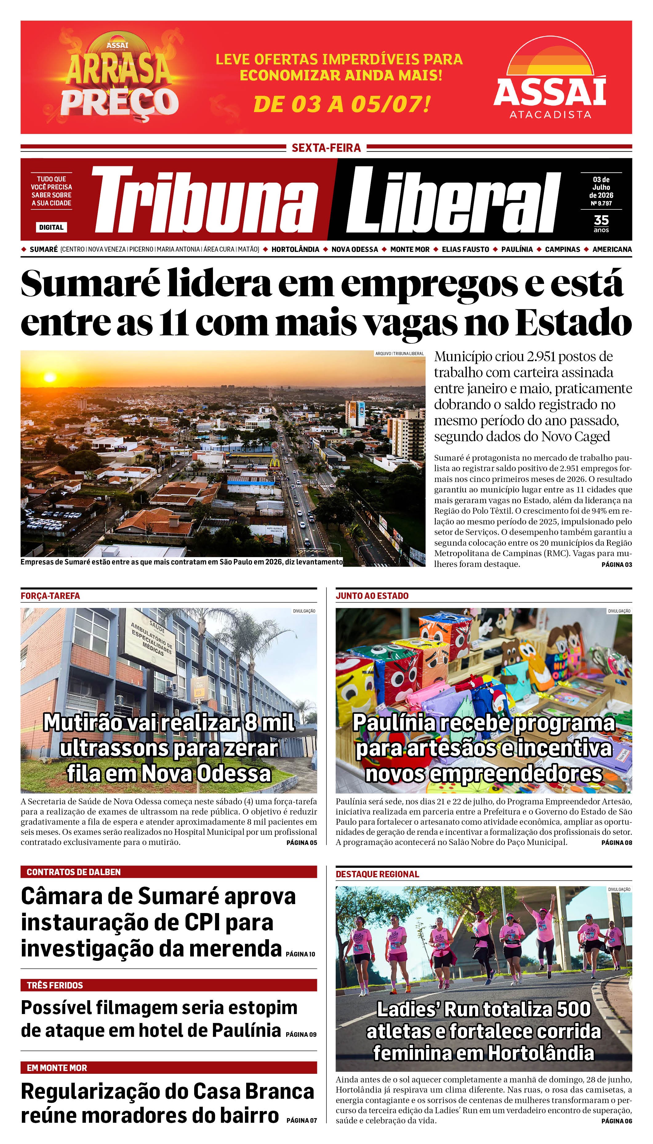 Edição de Sexta-Feira - 03-07-2026