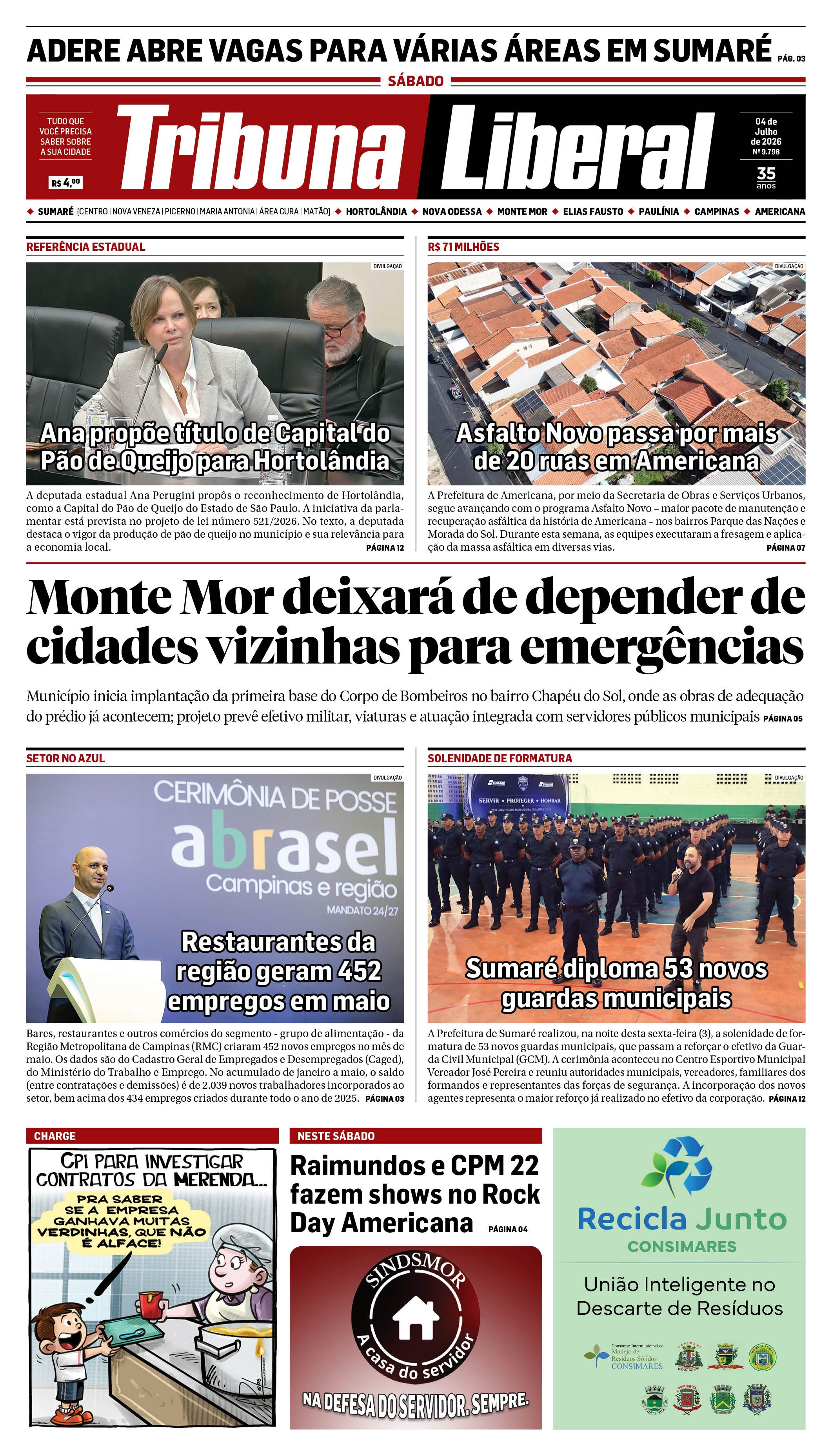 Edição de Sábado - 04-07-2026