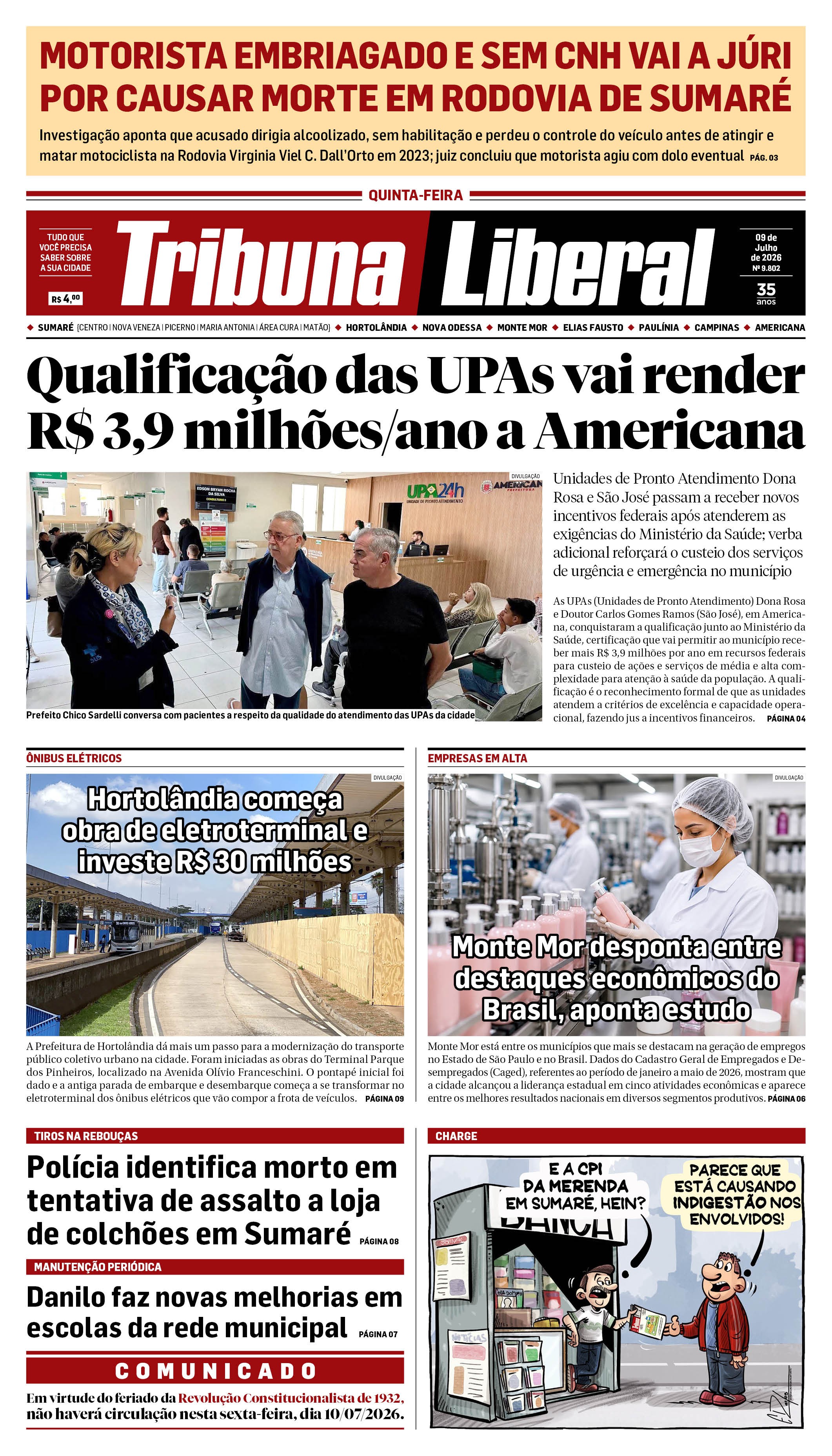 Edição de Quinta-Feira - 09-07-2026