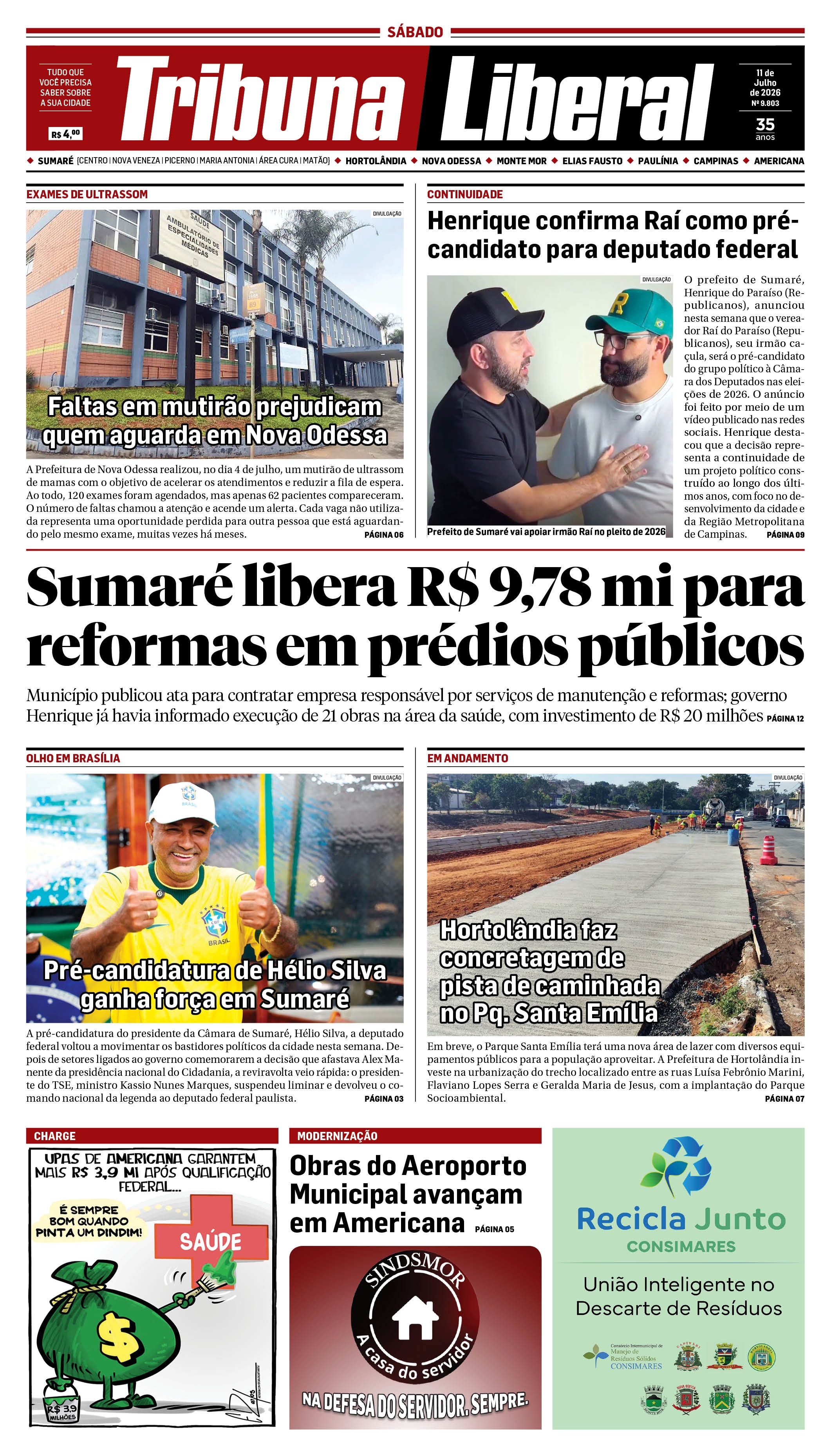 Edição de Sábado - 11-07-2026