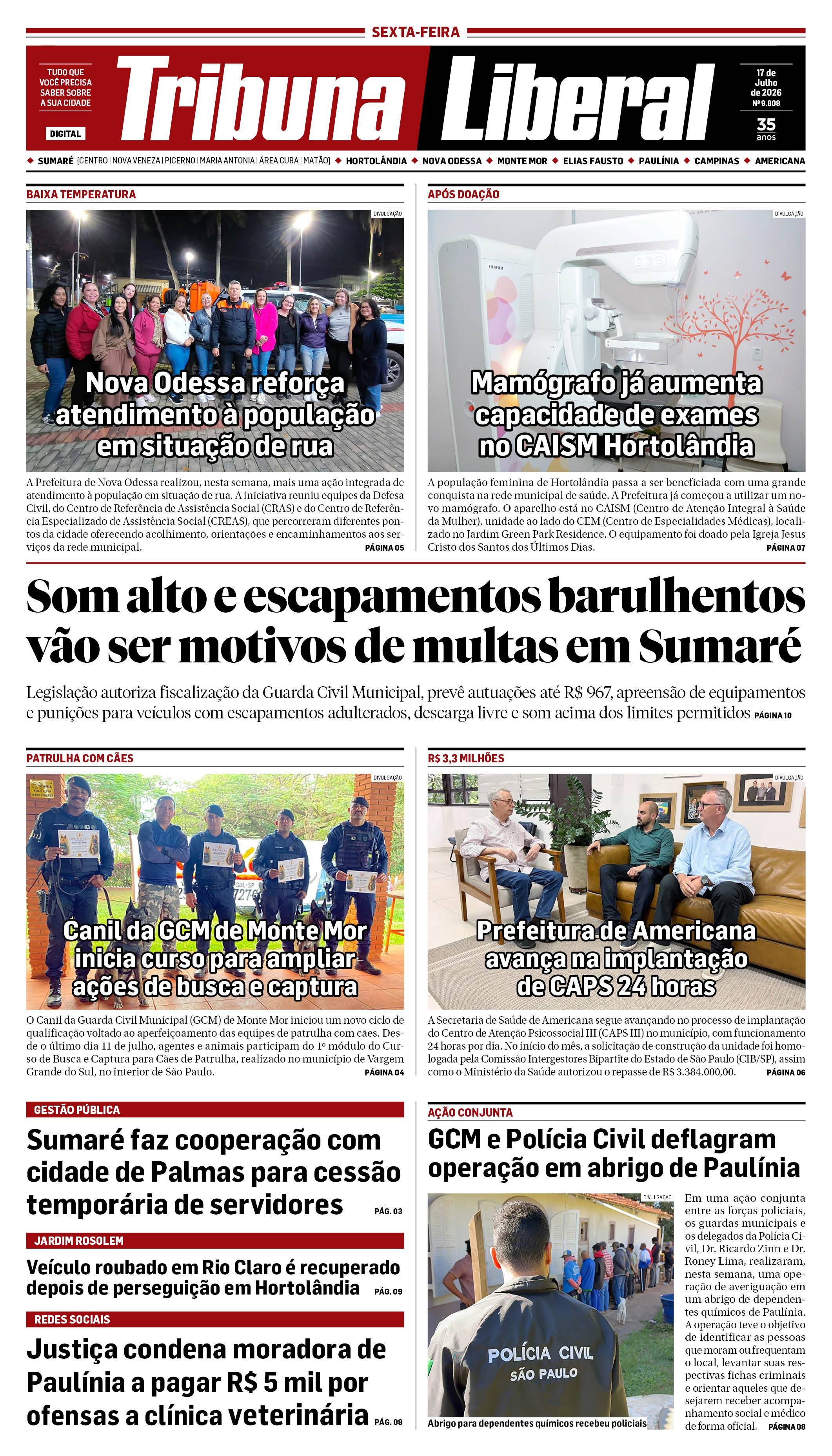 Edição de Sexta-Feira - 17-07-2026
