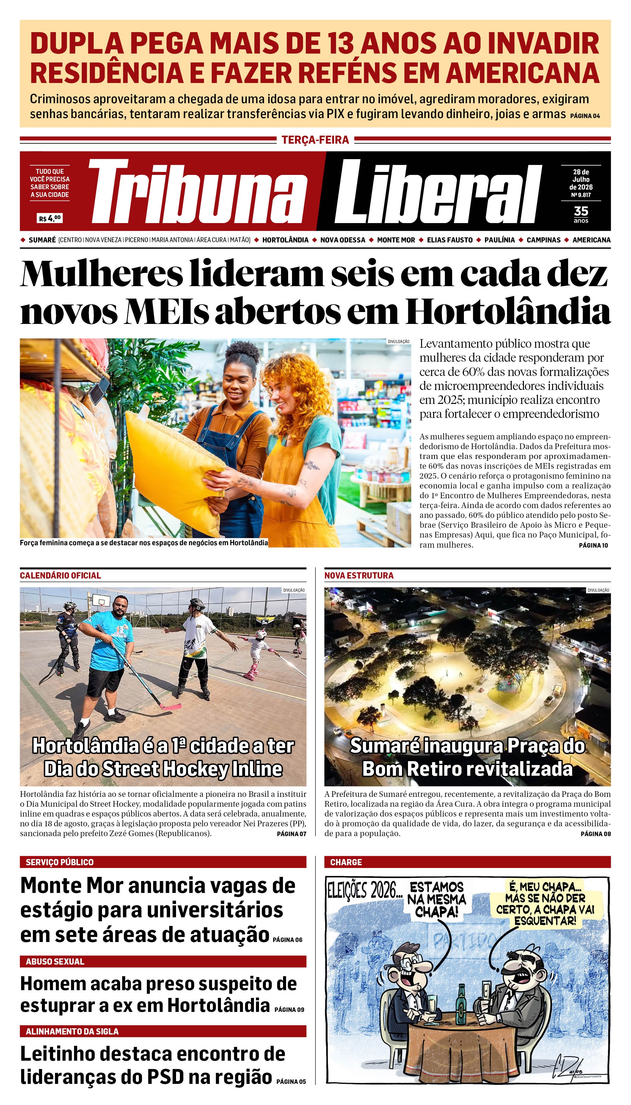 Edição de Terça-Feira - 28-07-2026
