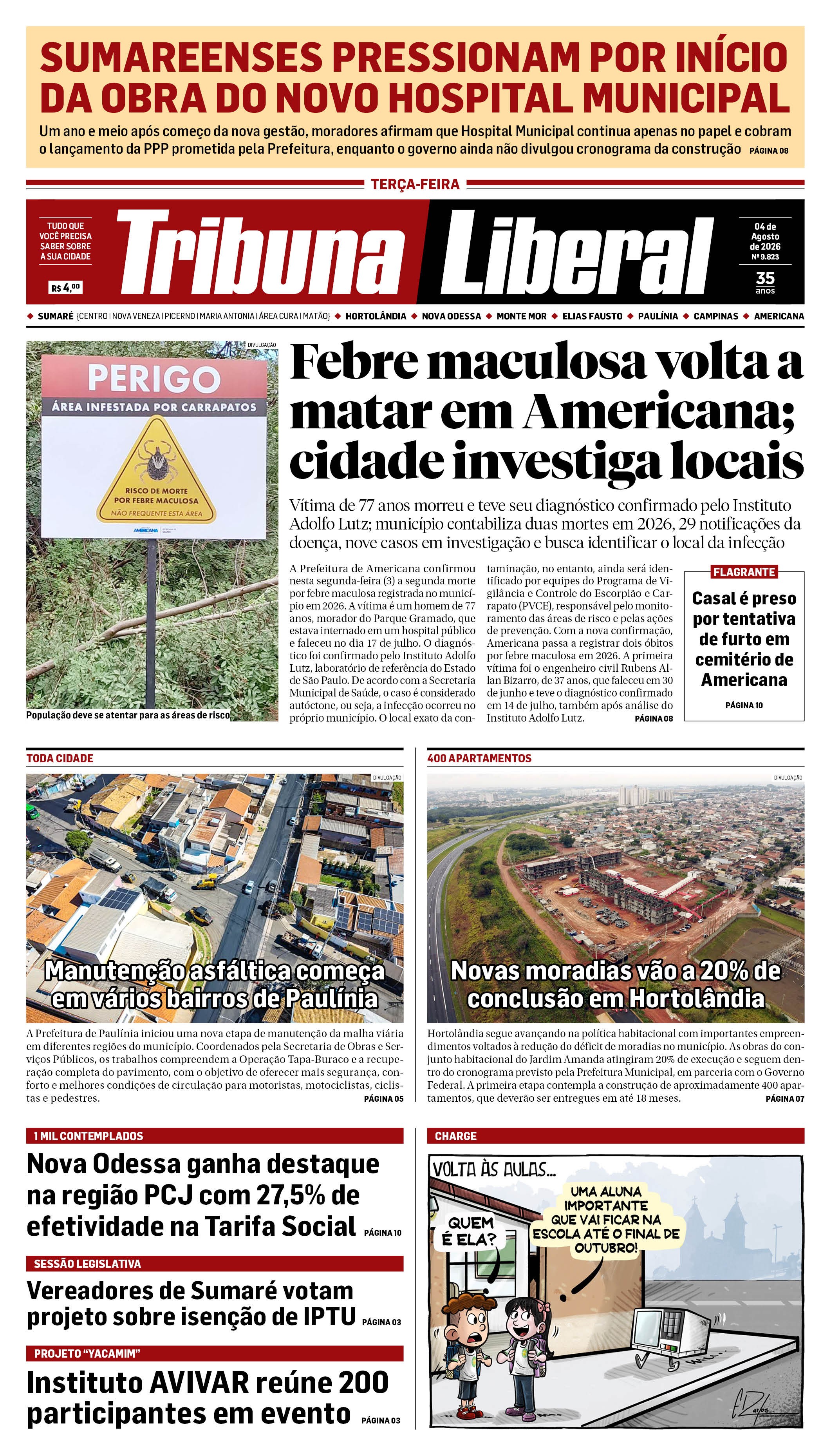 Edição de Terça-Feira - 04-08-2026
