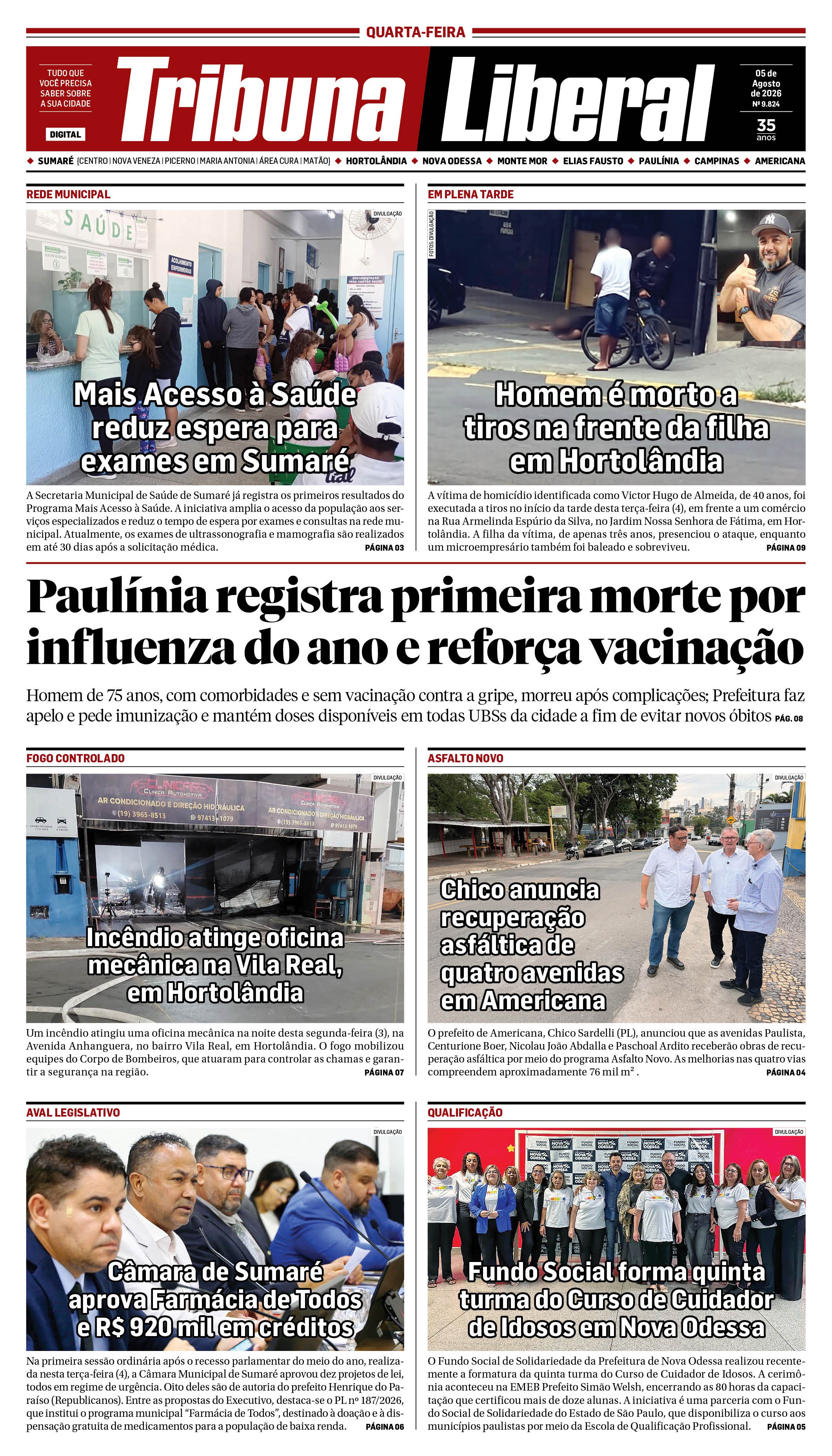 Edição de Quarta-Feira - 05-08-2026