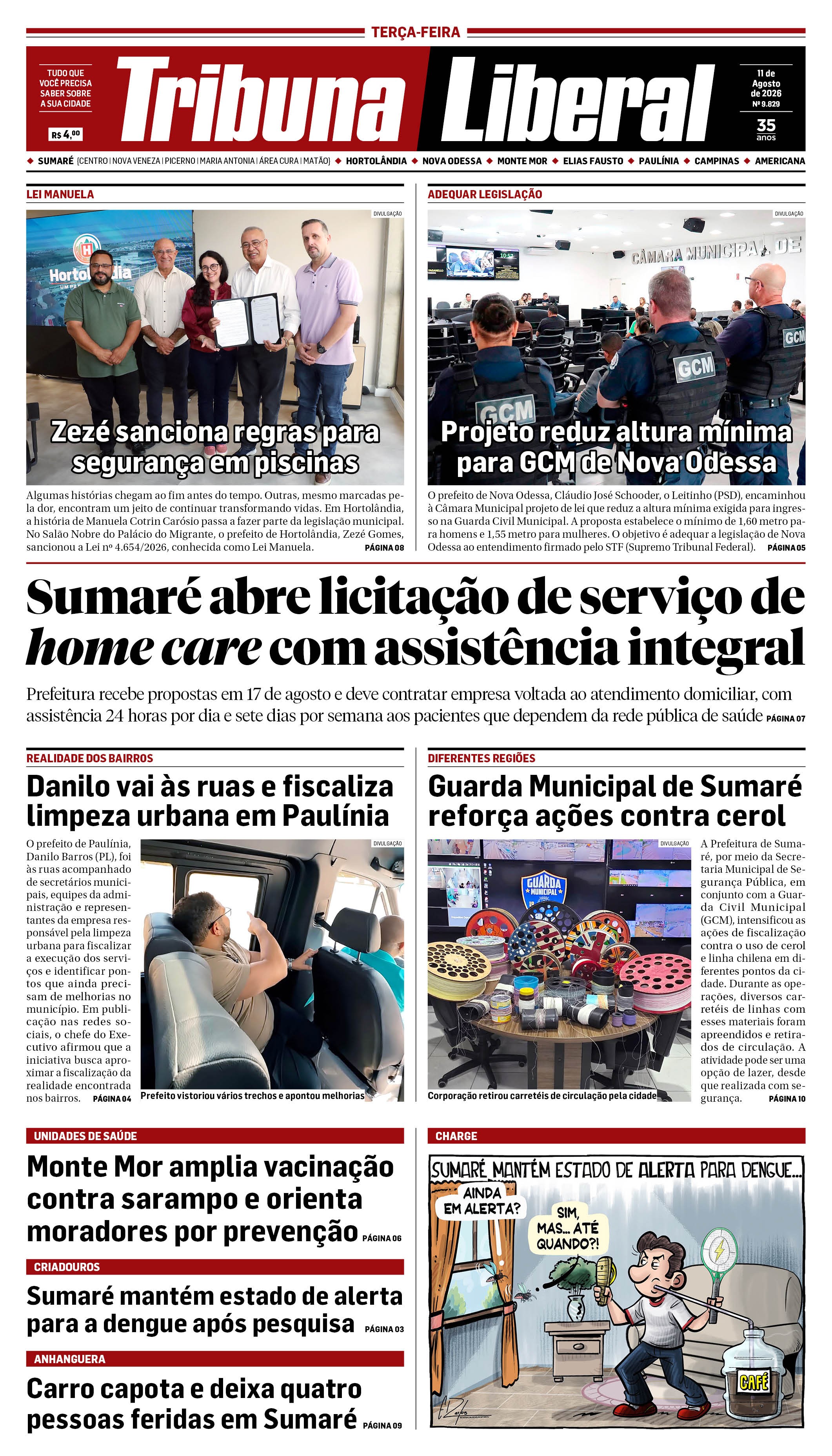 Edição de Terça-Feira - 11-08-2026