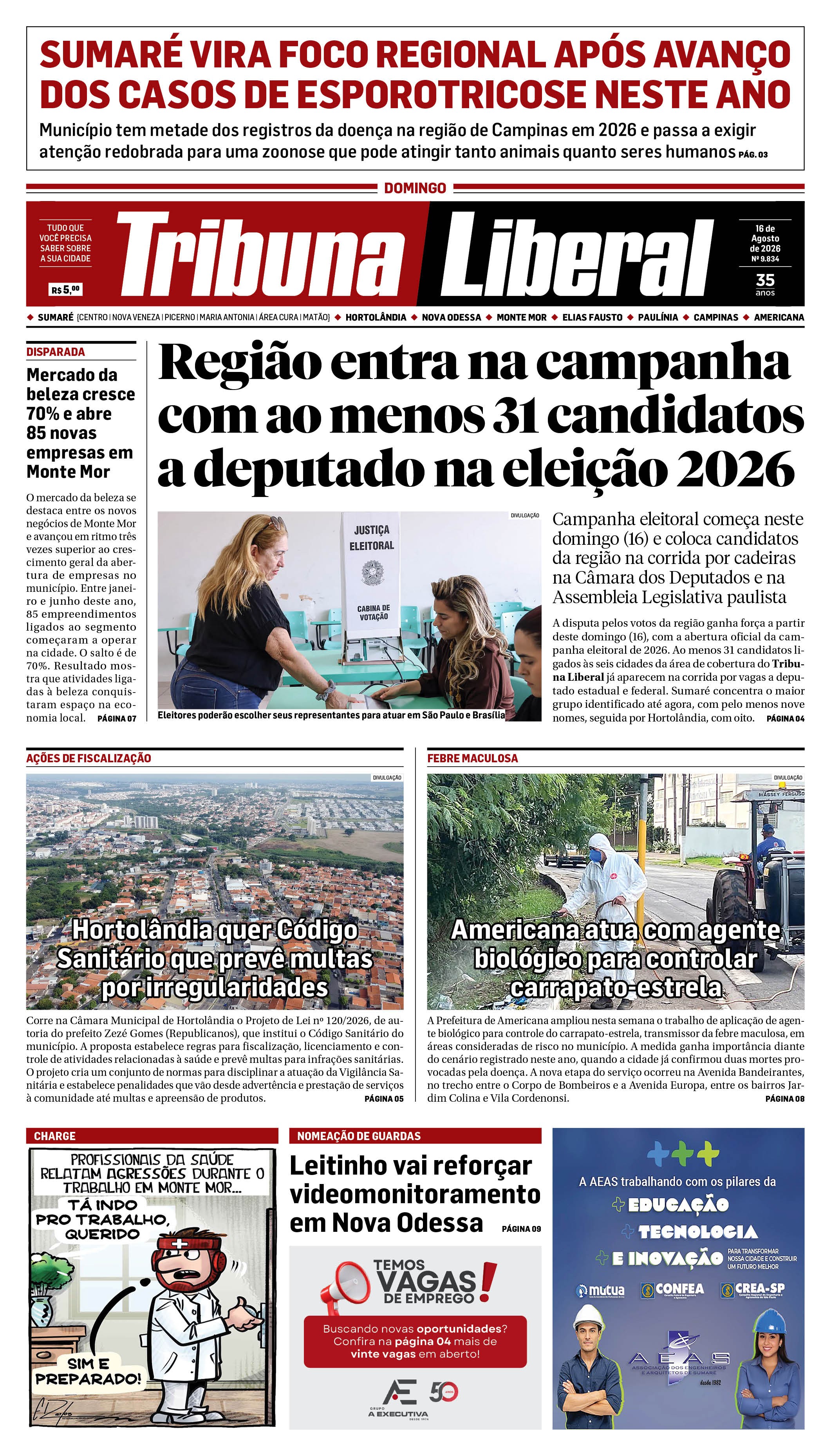 Edição de Domingo - 16-08-2026