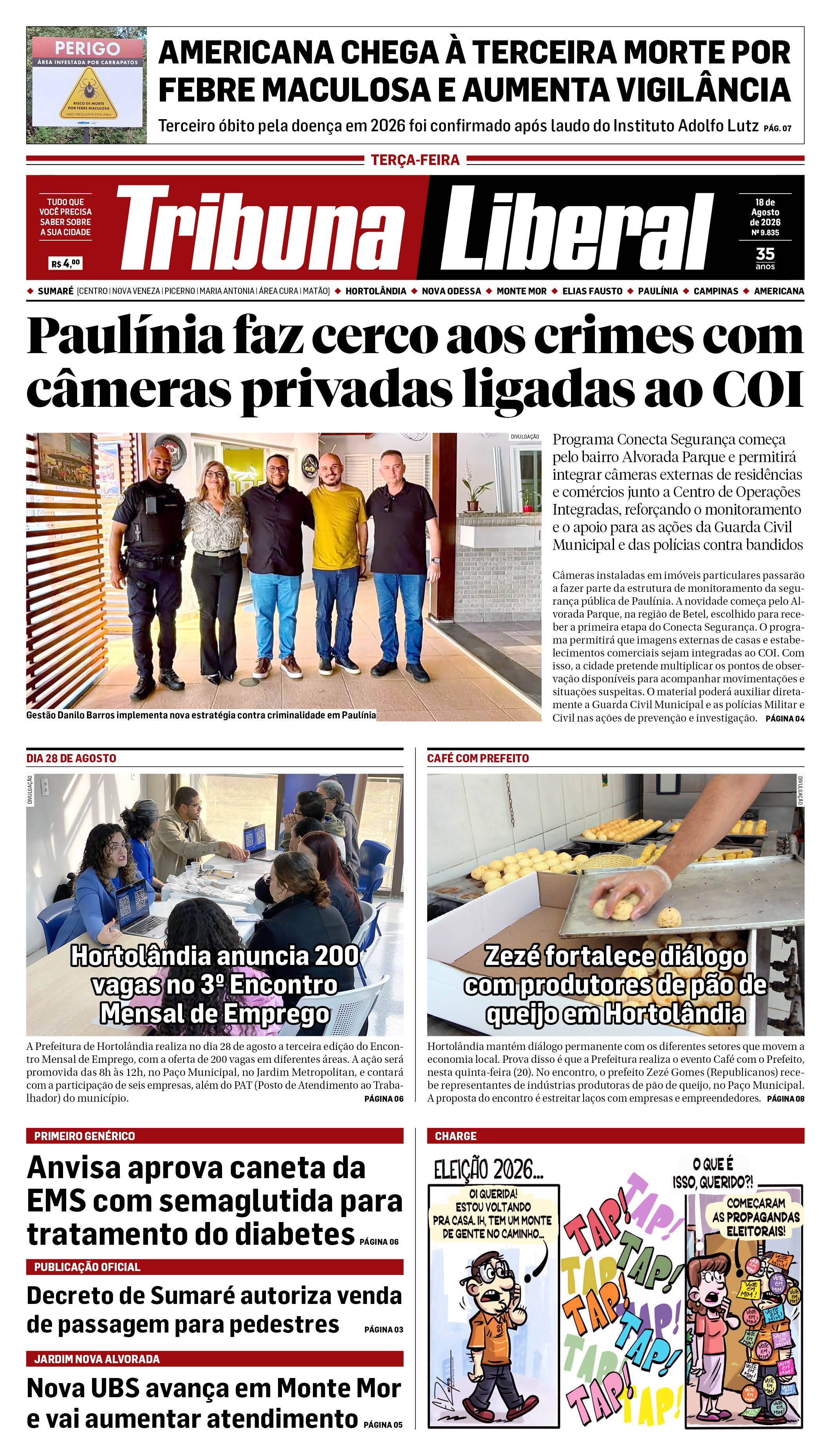 Edição de Terça-Feira - 18-08-2026