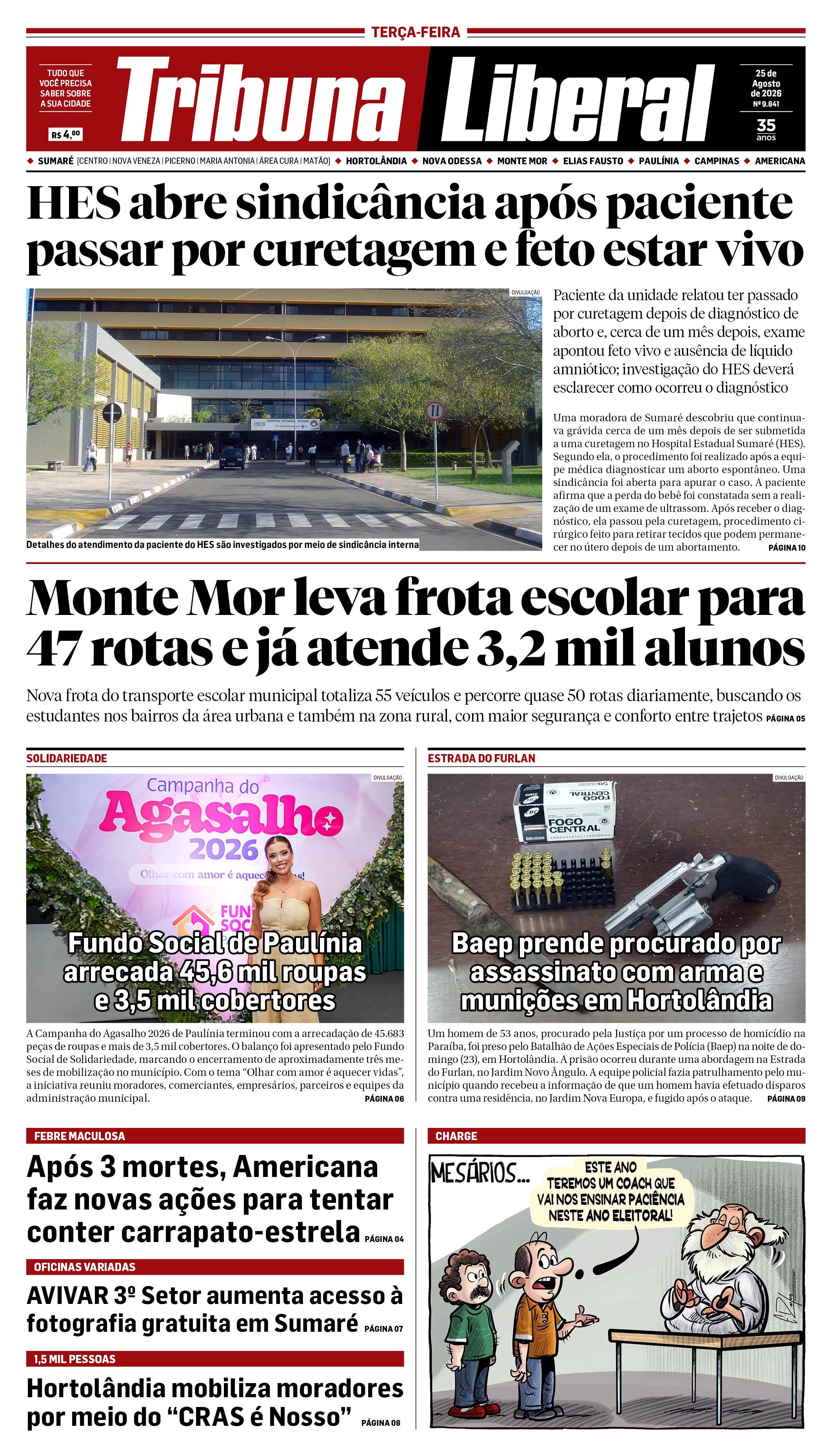 Edição de Terça-Feira - 25-08-2026