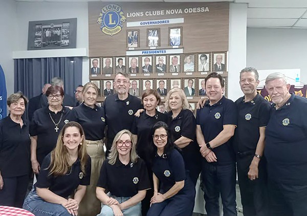 Lions Clube de Nova Odessa empossa nova diretoria para o Ano Leonístico 2026/2027