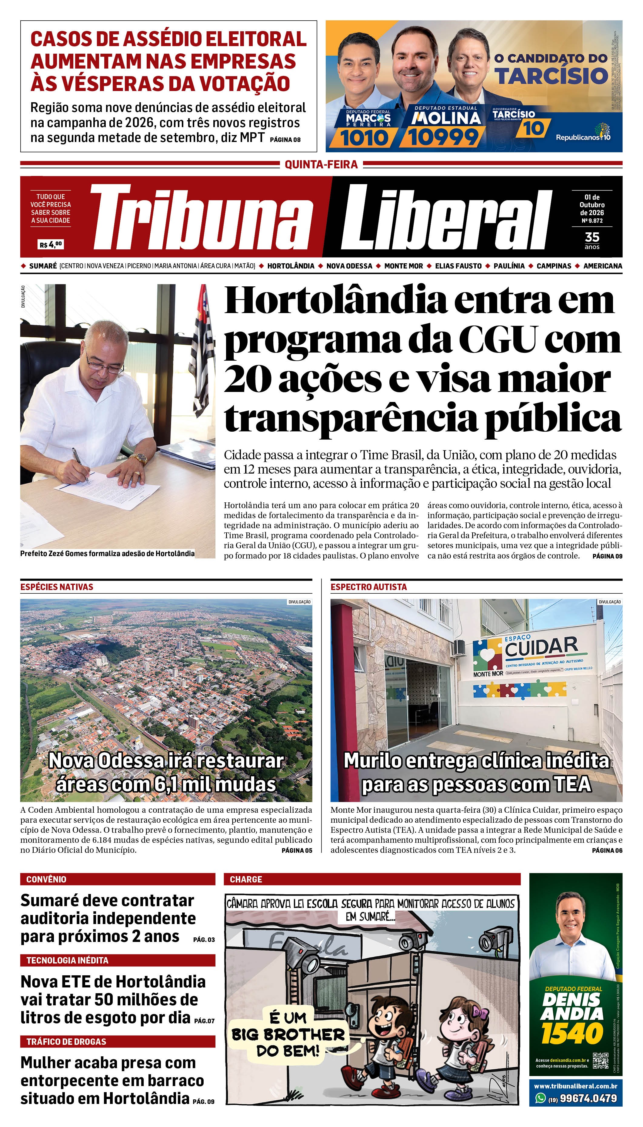 Edição de Quinta-Feira - 01-10-2026