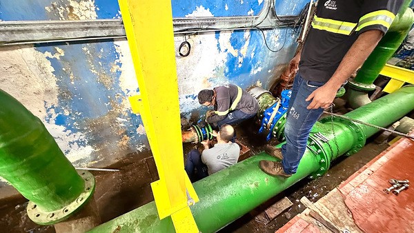 DAE inicia modernização das válvulas do 3º filtro da ETA 1 em Americana